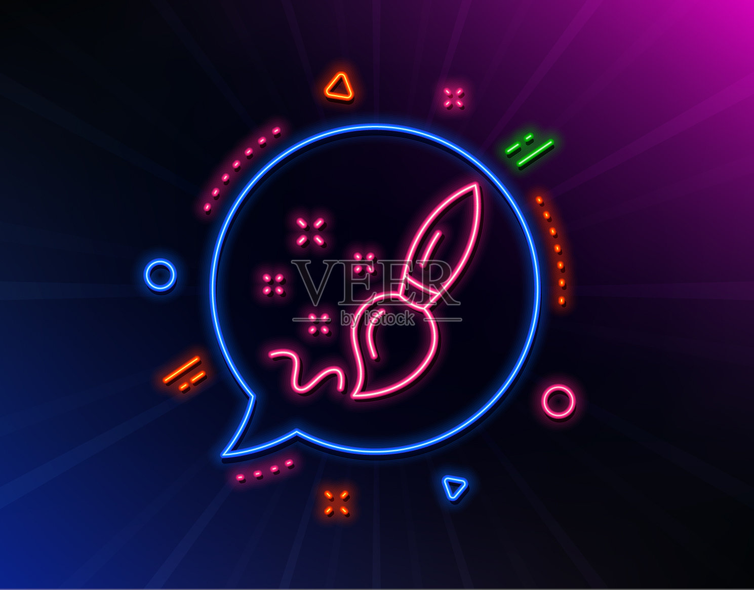 油漆笔刷线条图标创意标志插画图片素材