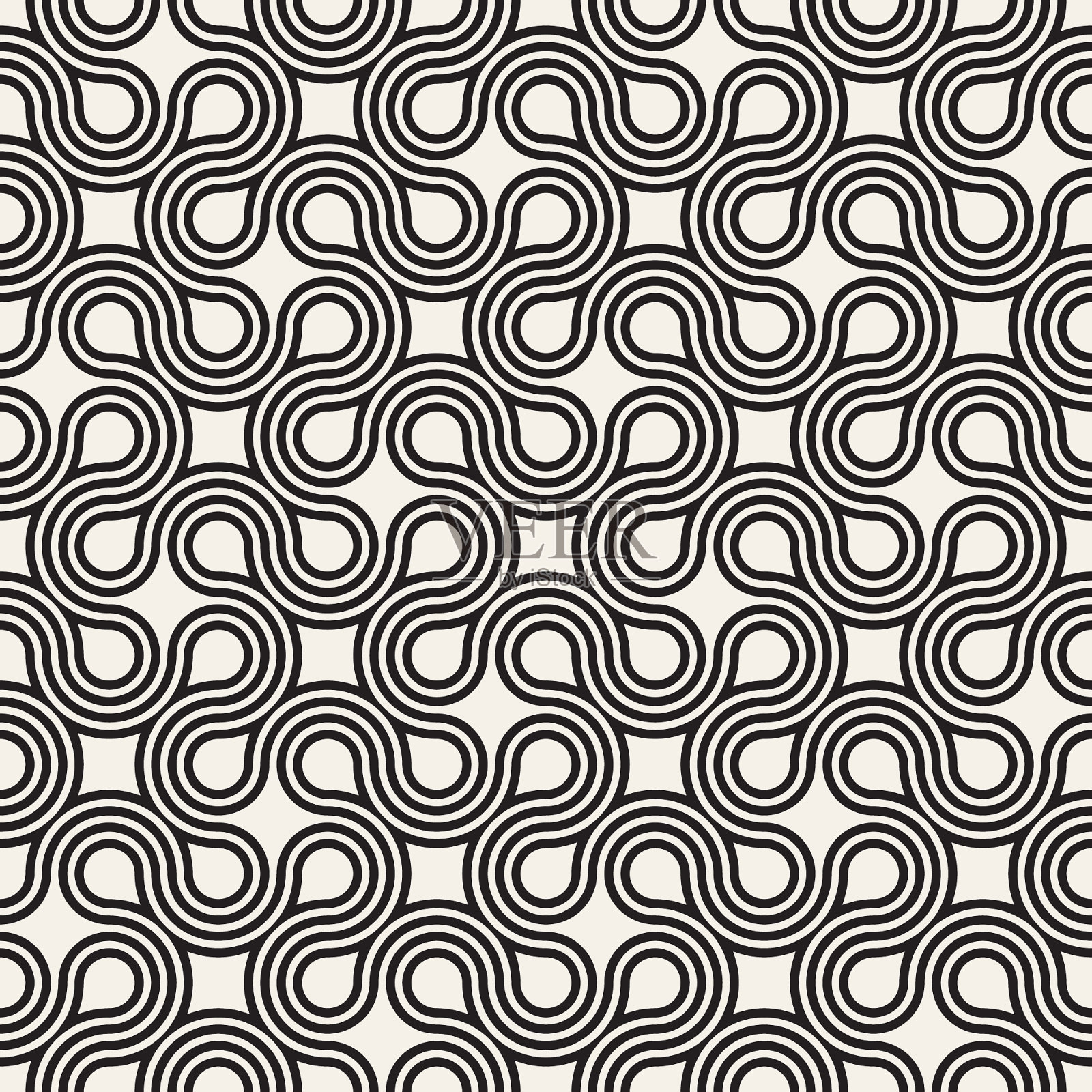 无缝交错的线条图案现代时尚插画图片素材