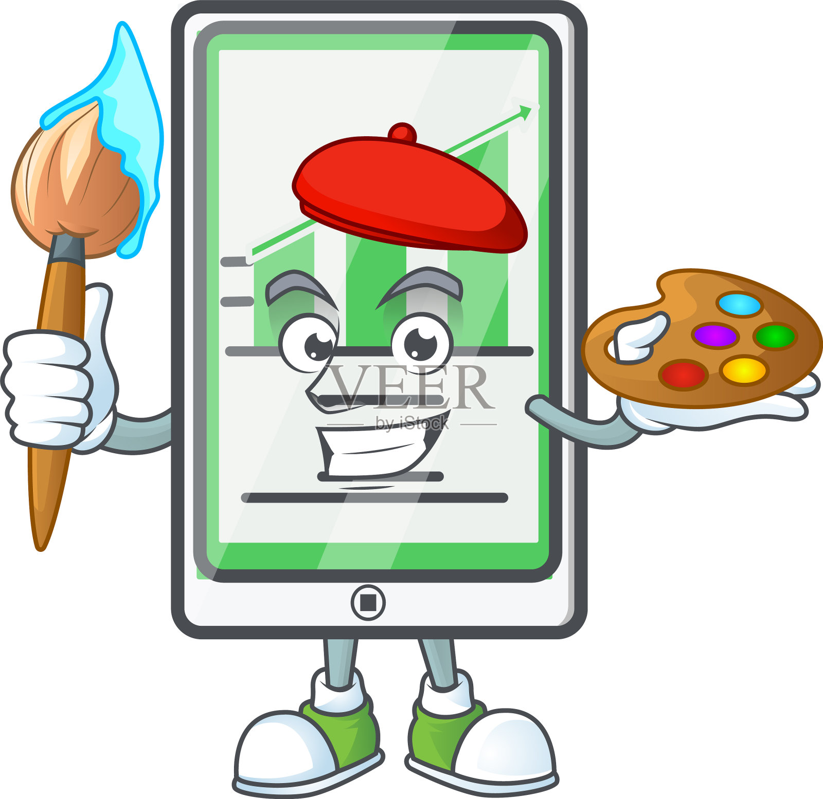 为报告绘制图表设计元素图片