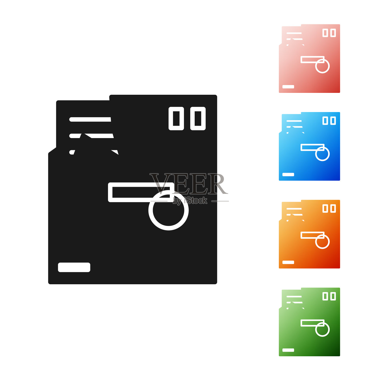 黑色有序的信封图标孤立在白色上图标素材