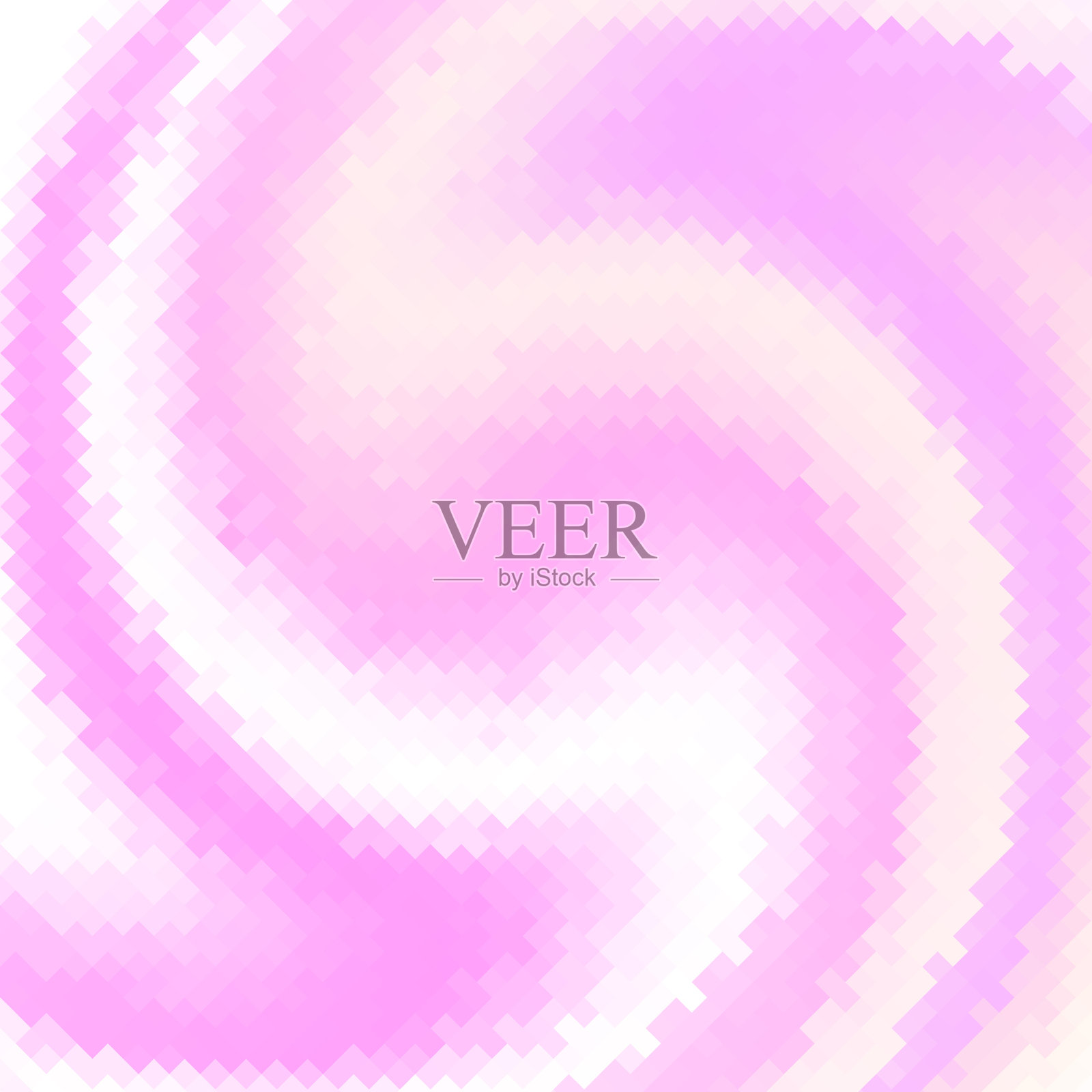 粉红色的多边形背景皱褶方形图案插画图片素材