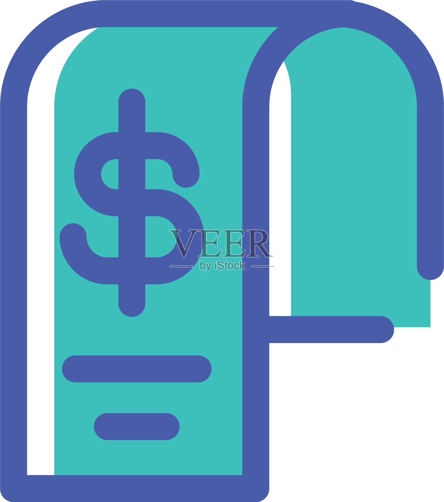 白色背景的单张纸设计元素图片