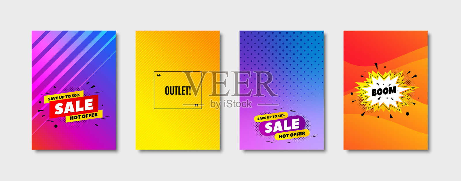 出口标志特价标志插画图片素材