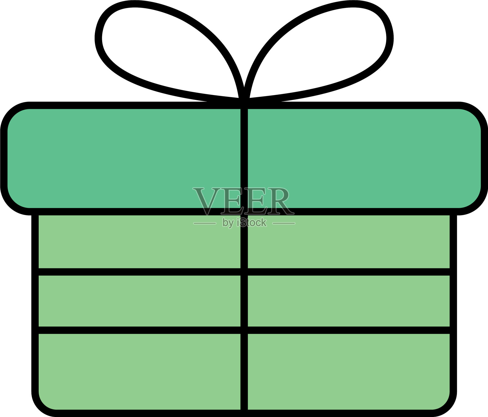 礼盒呈现孤立图标设计元素图片