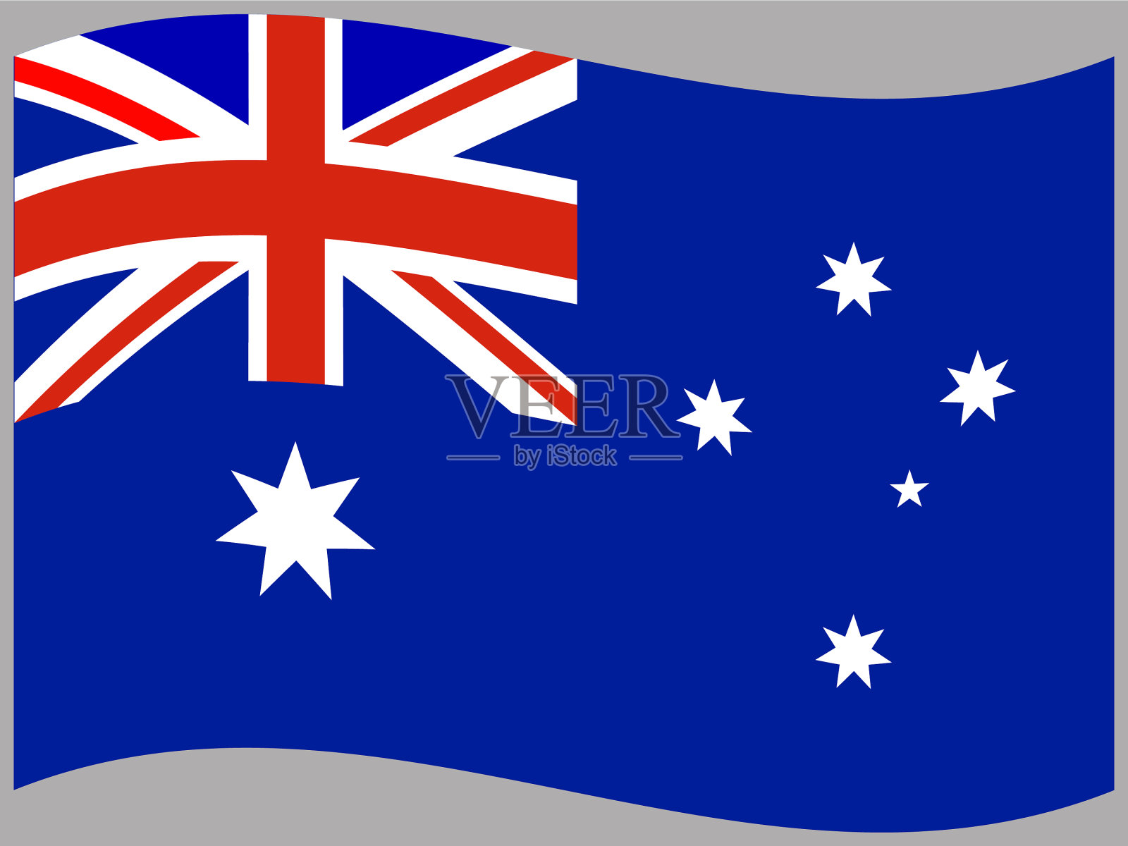 澳大利亚设置插画图片素材