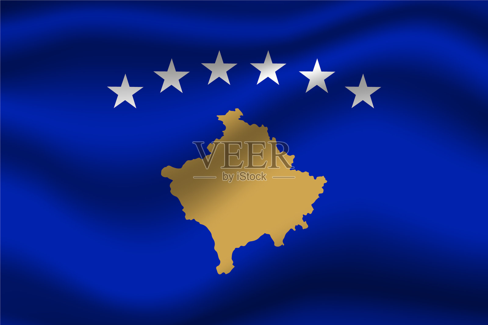 科索沃集插画图片素材