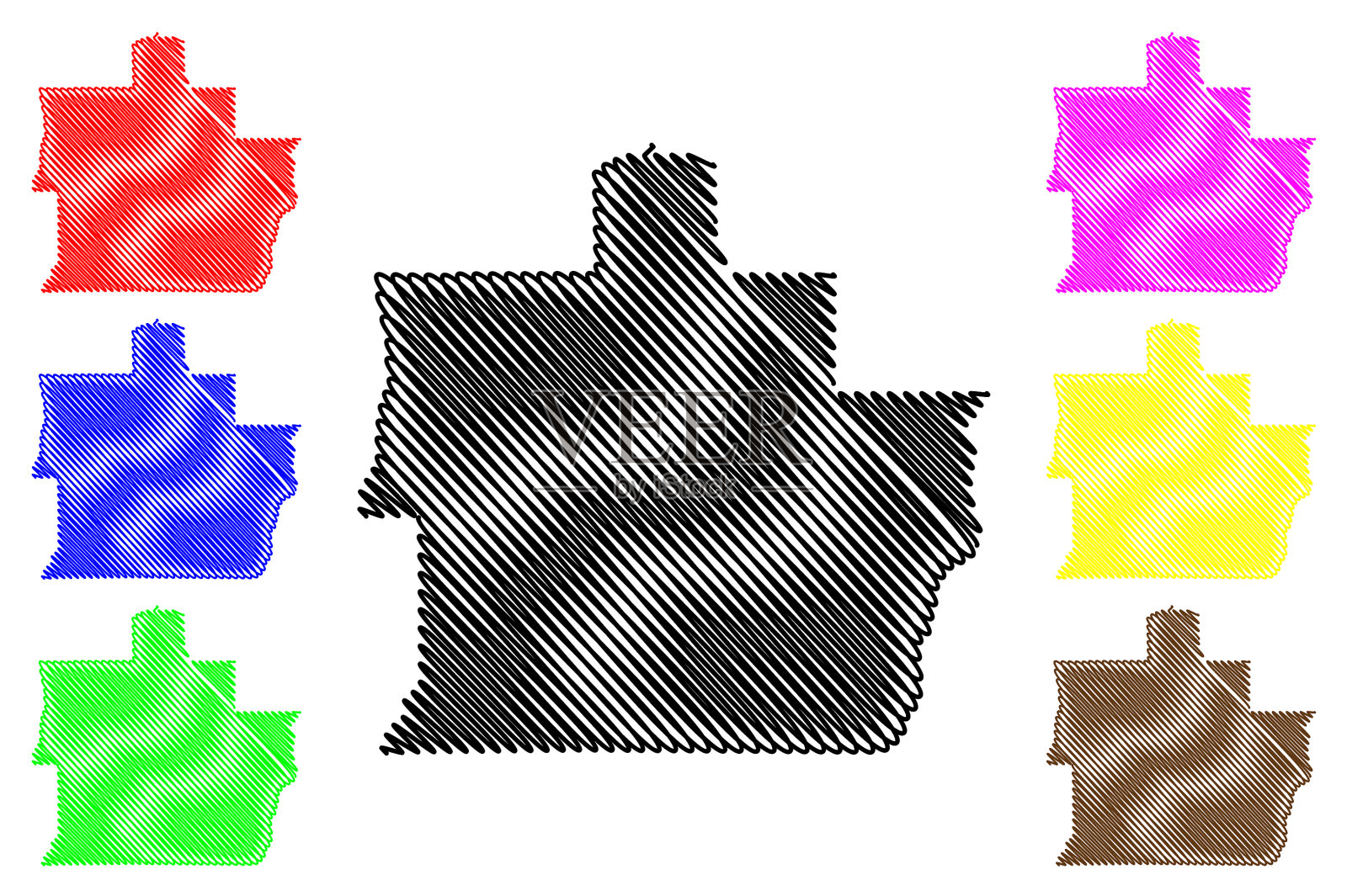 阿拉巴马州的派克县插画图片素材