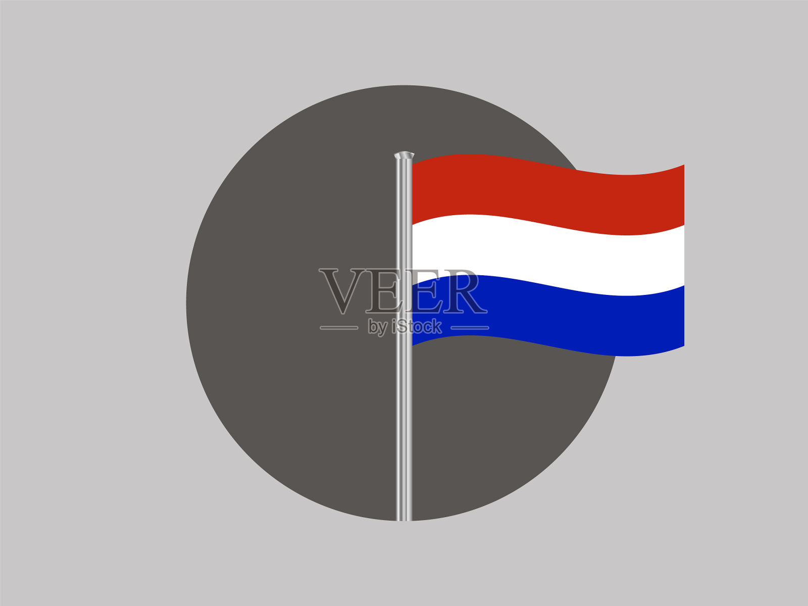 荷兰设置插画图片素材