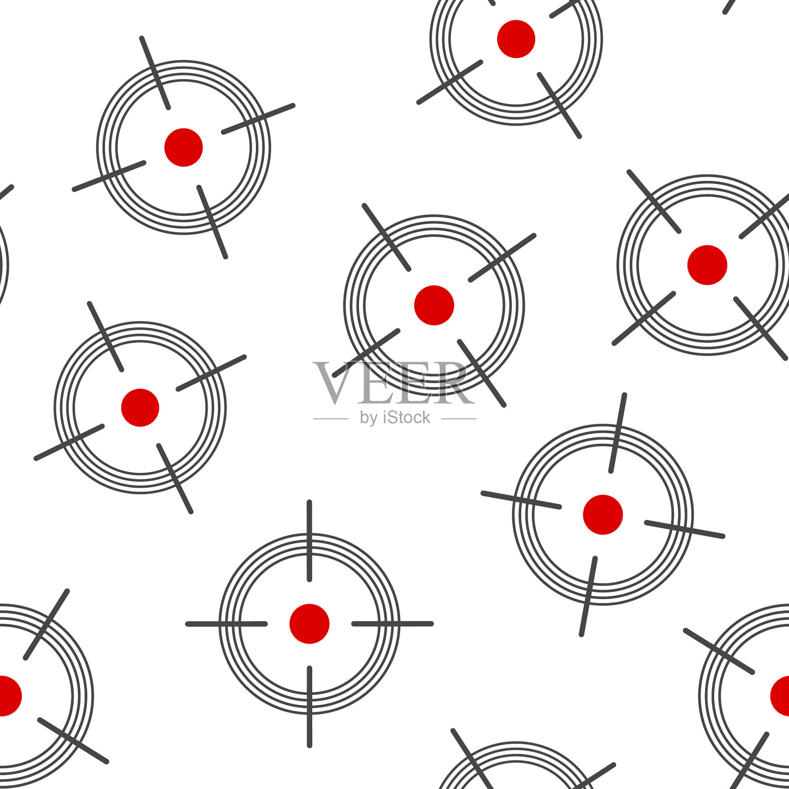 目标图标符号目标无缝模式插画图片素材