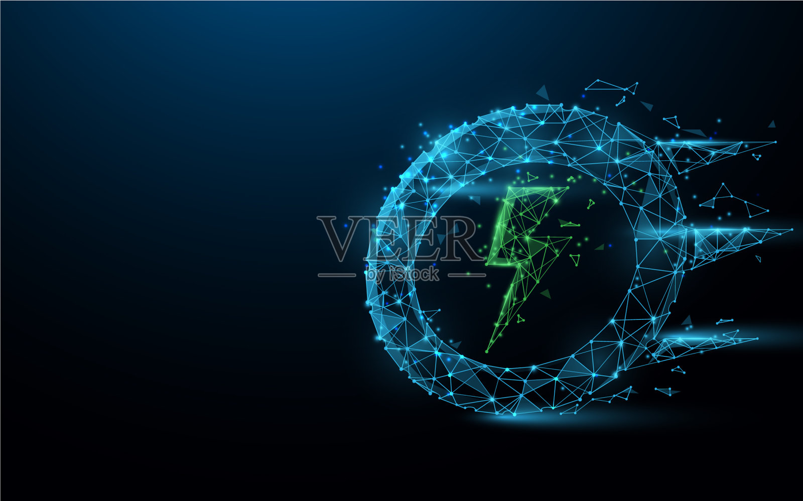 电动汽车ev标志和符号图标插画图片素材