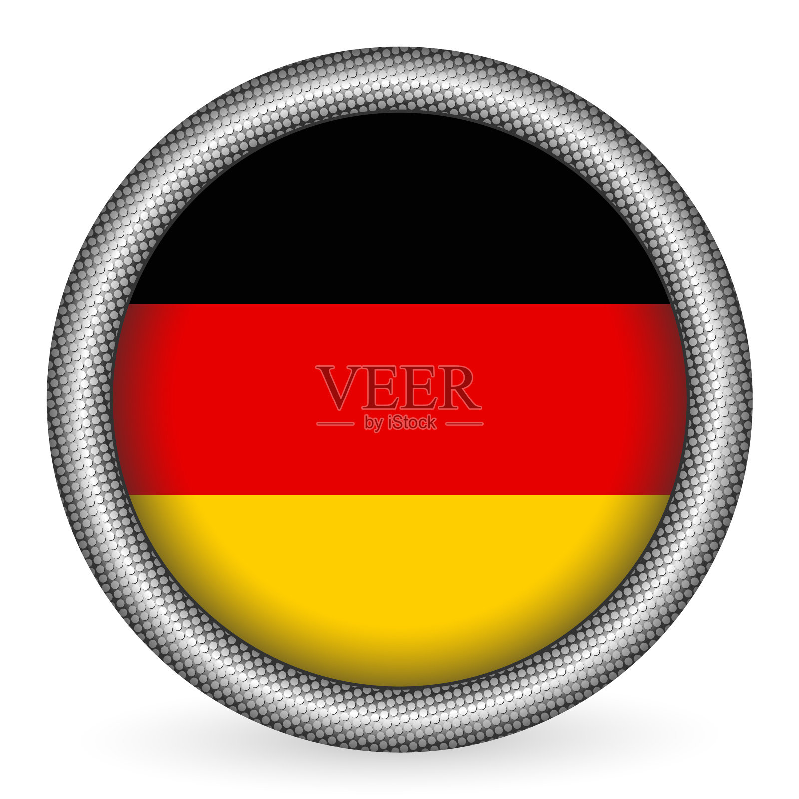 德国国旗按钮插画图片素材