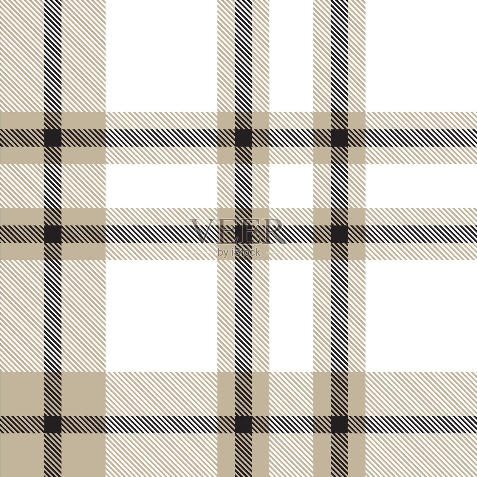 经典现代格子呢无缝格子图案插画图片素材