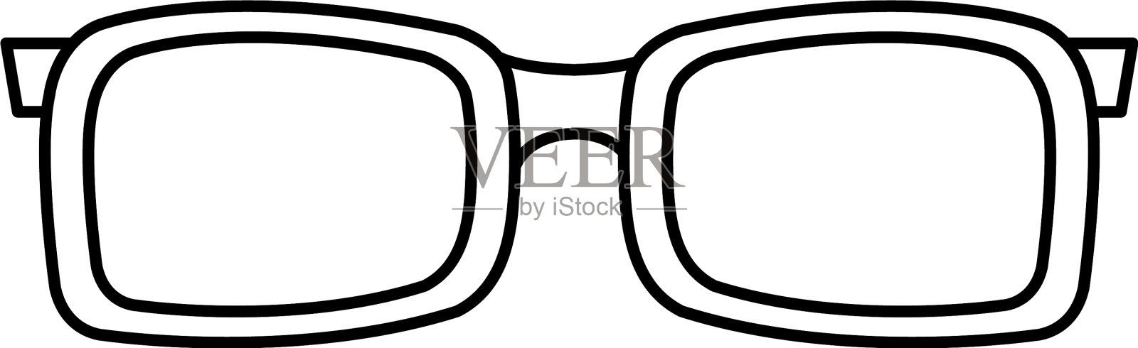 眼镜光学配件系列款式图标设计元素图片