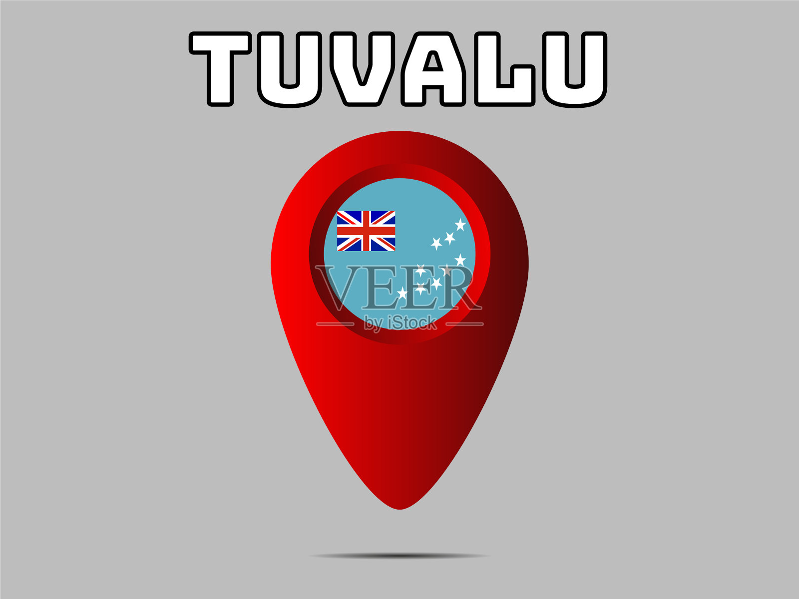 图瓦卢集插画图片素材