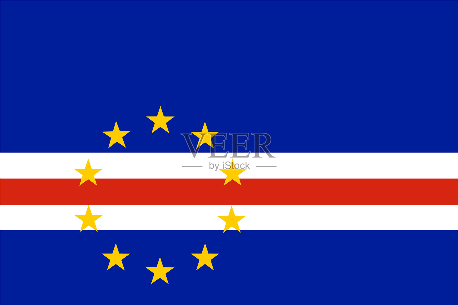 佛得角集插画图片素材