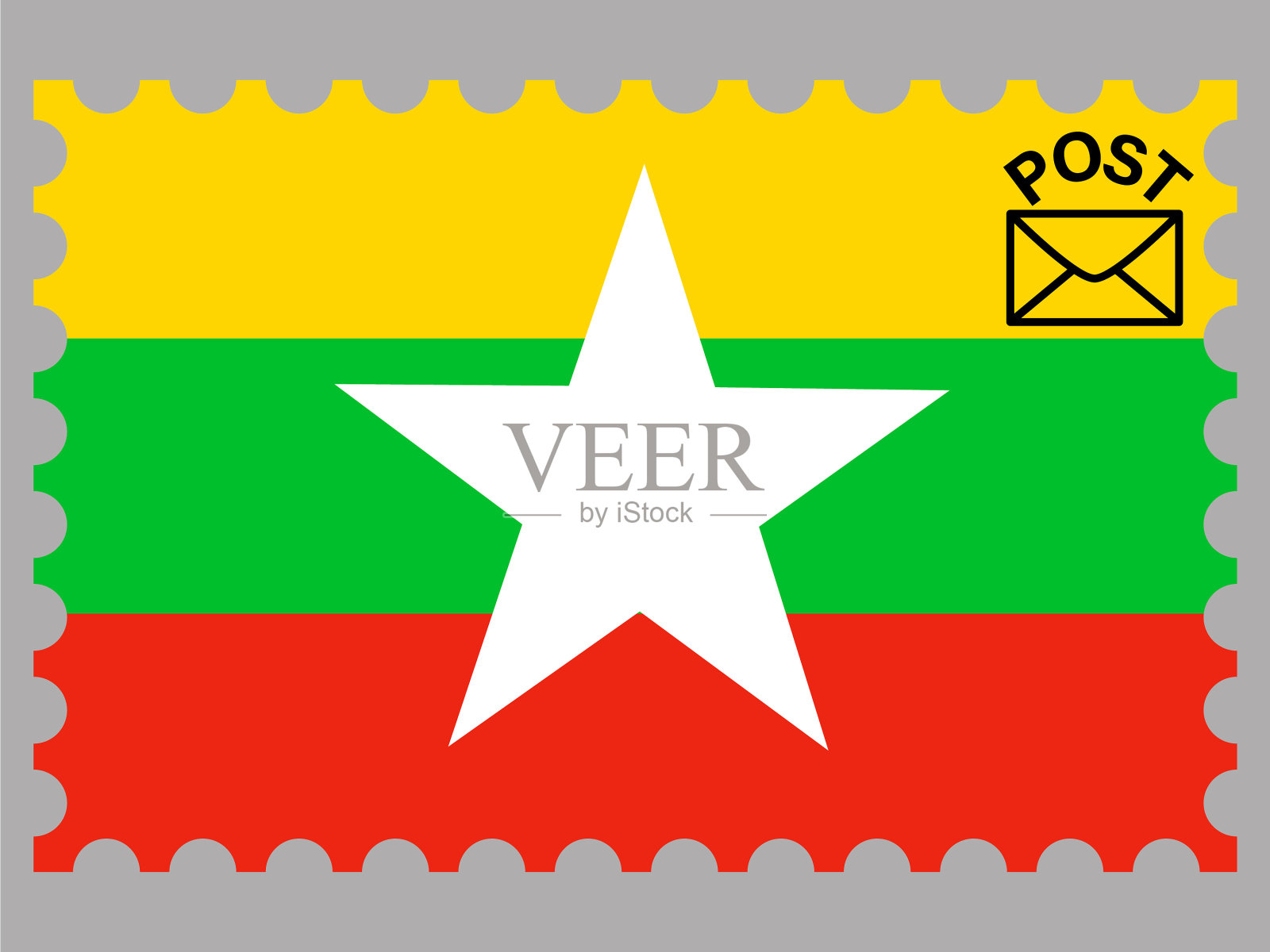 缅甸集插画图片素材