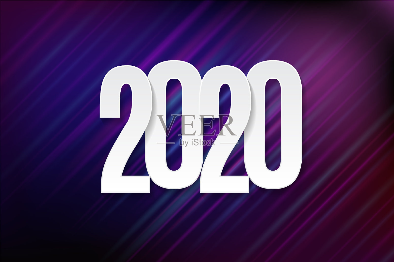 2020新年背景快乐插画图片素材