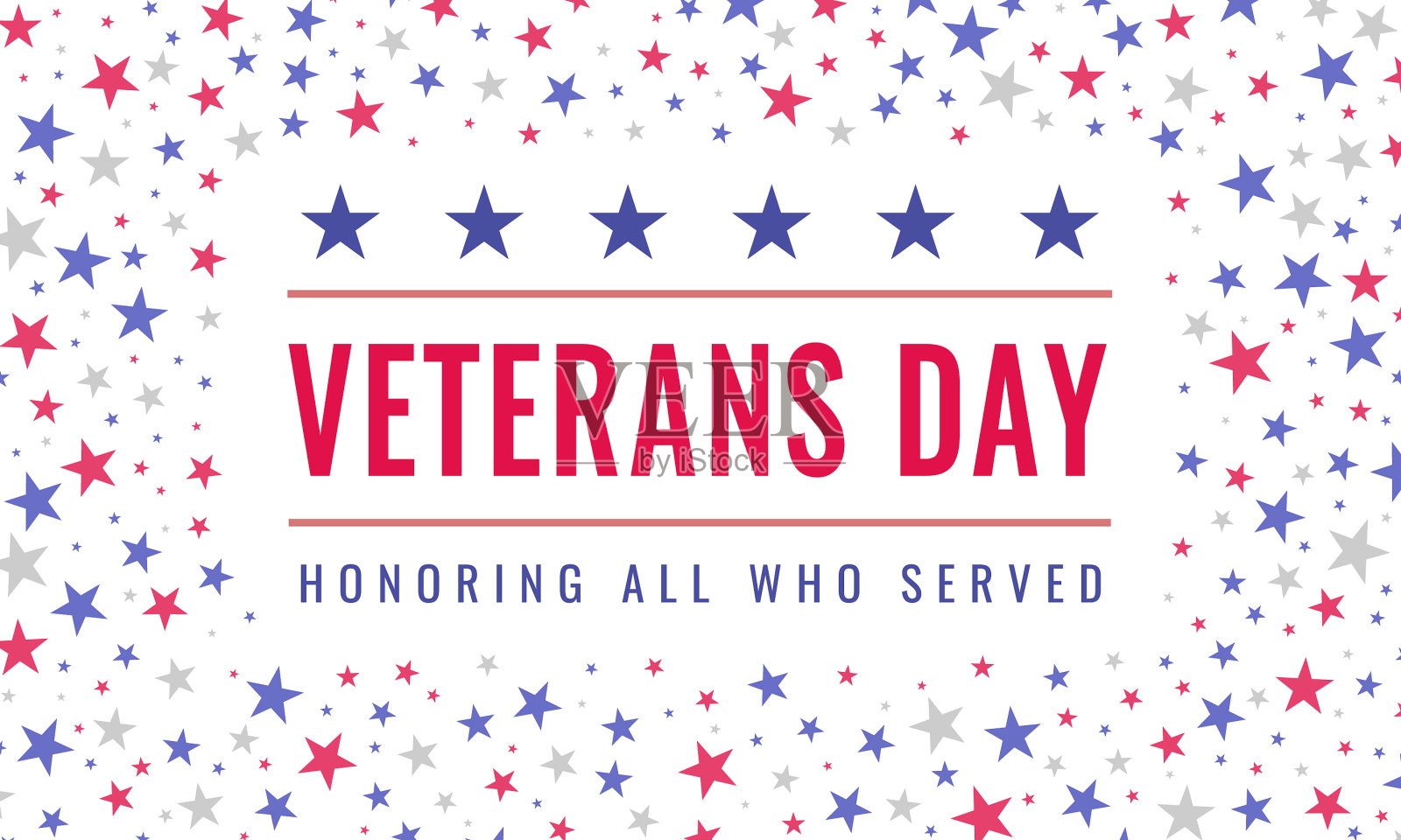 11月11日自由退伍军人节快乐插画图片素材