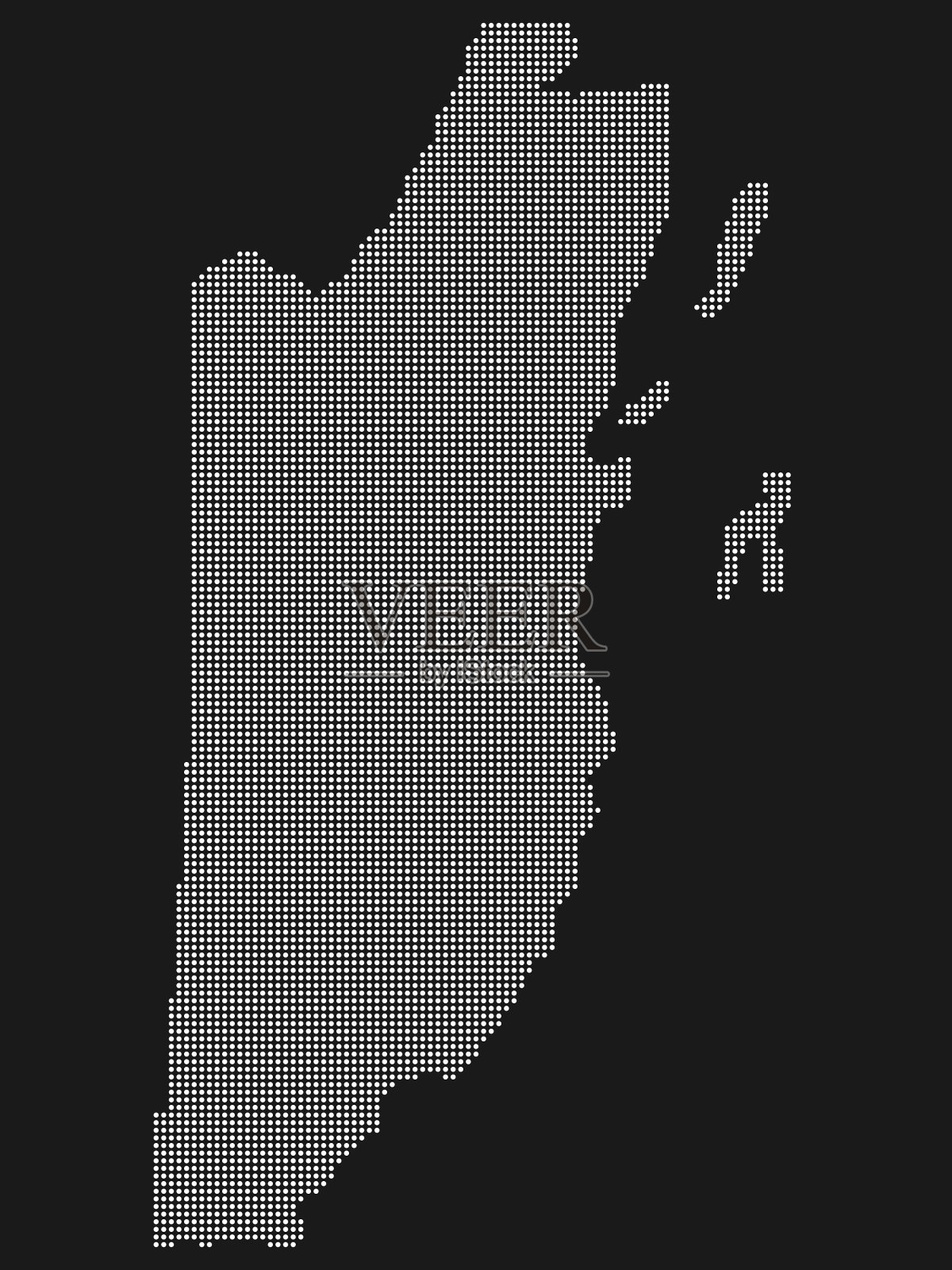 半色调伯利兹地图旗eps插画图片素材