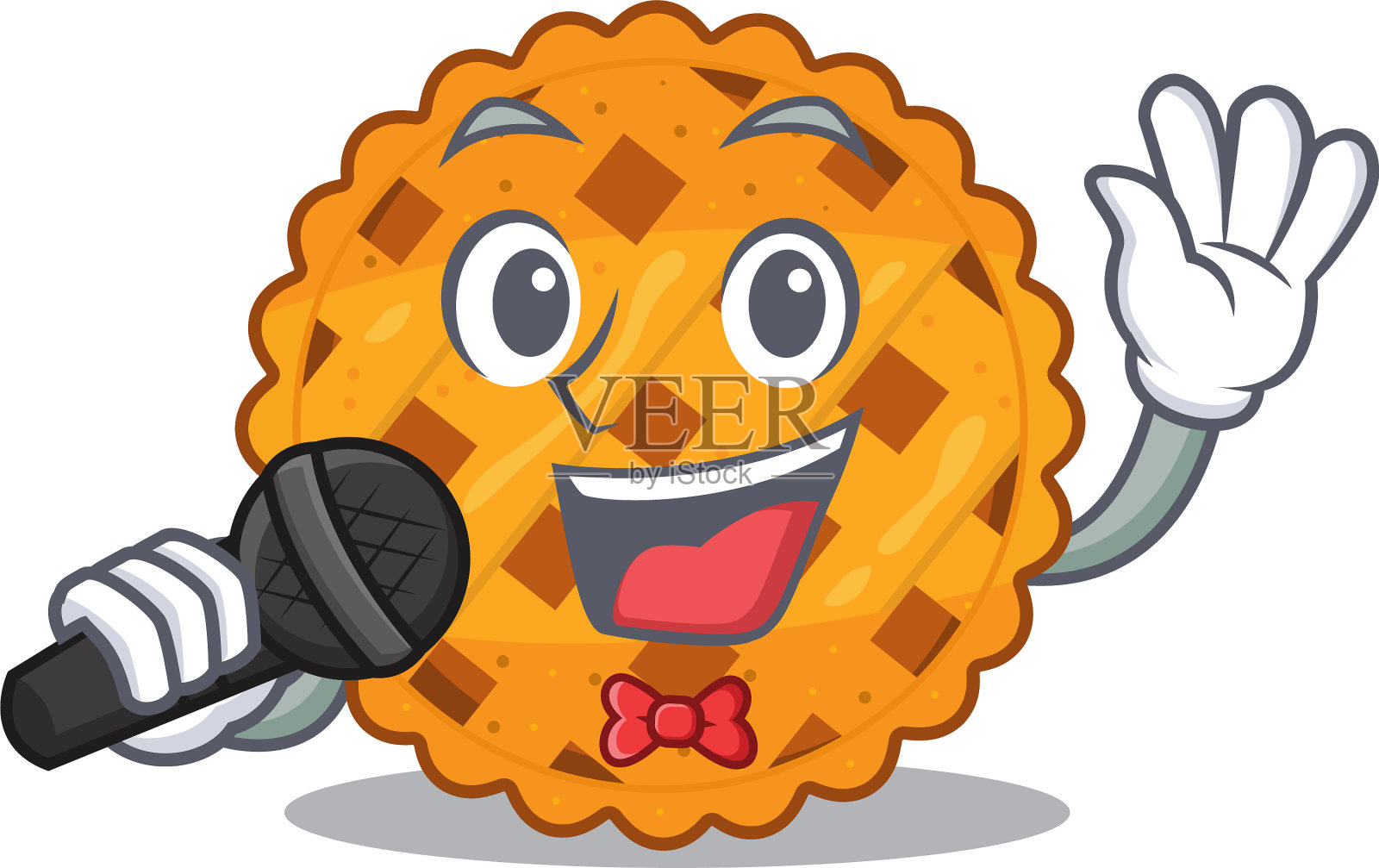 南瓜派孤唱吉祥物设计元素图片