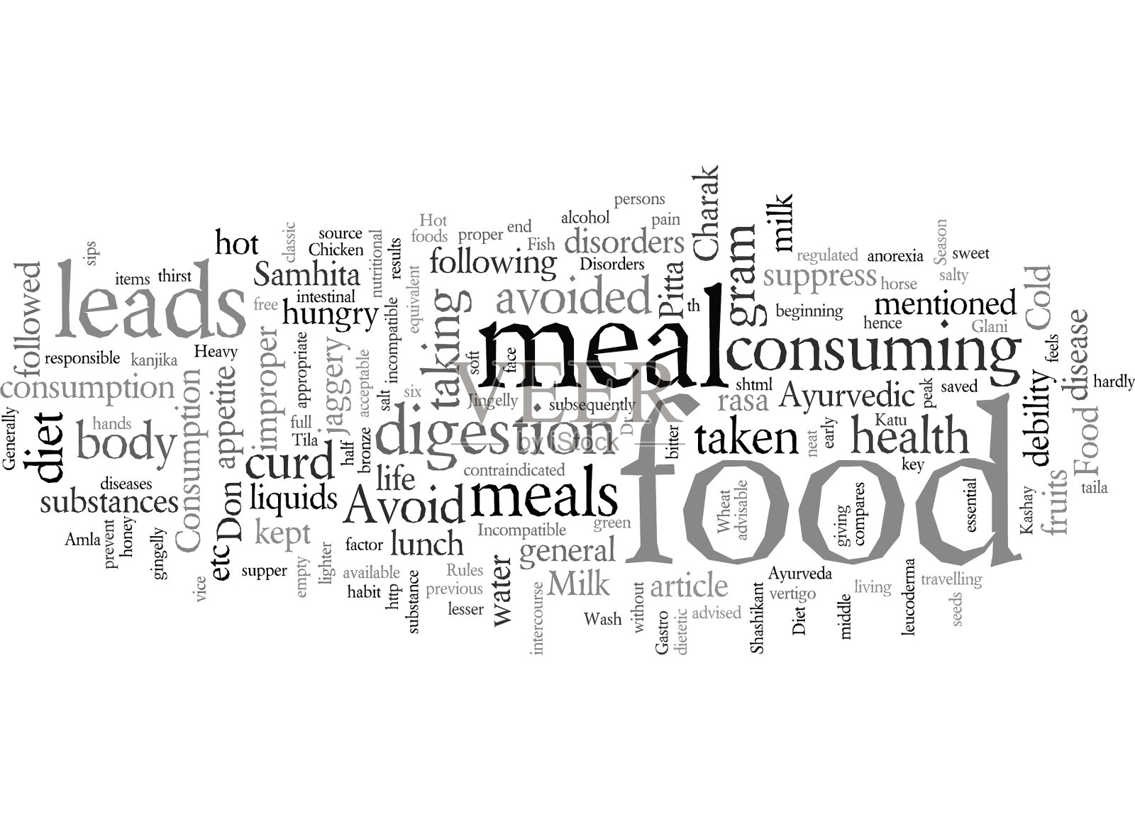 合理饮食，健康生活插画图片素材