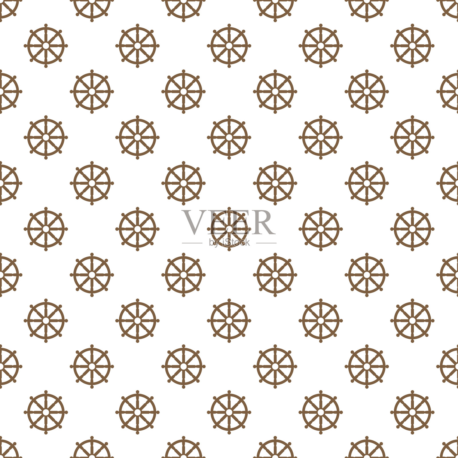 无缝模式与头盔上的白色背景插画图片素材