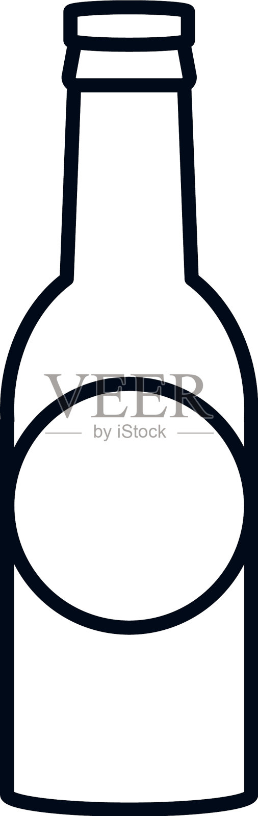 啤酒庆祝派对线设计图标设计元素图片