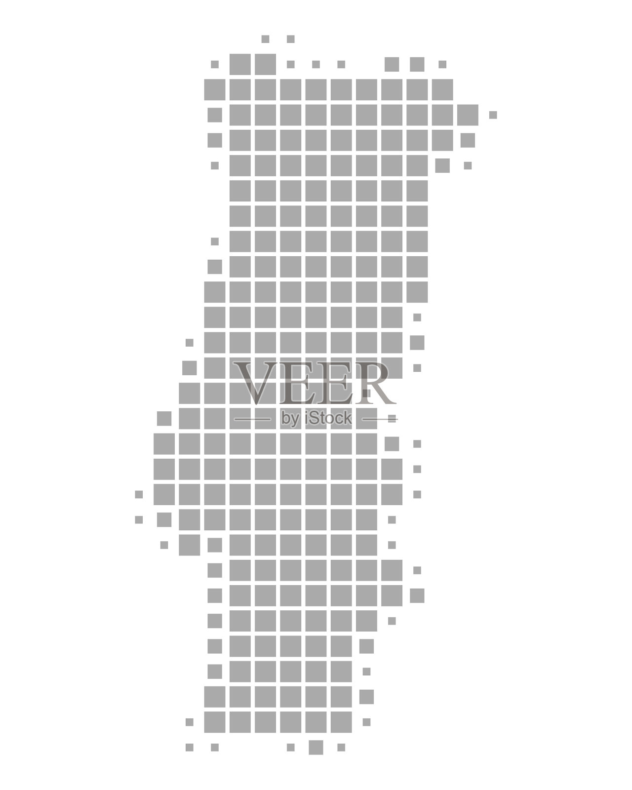 葡萄牙地图插画图片素材