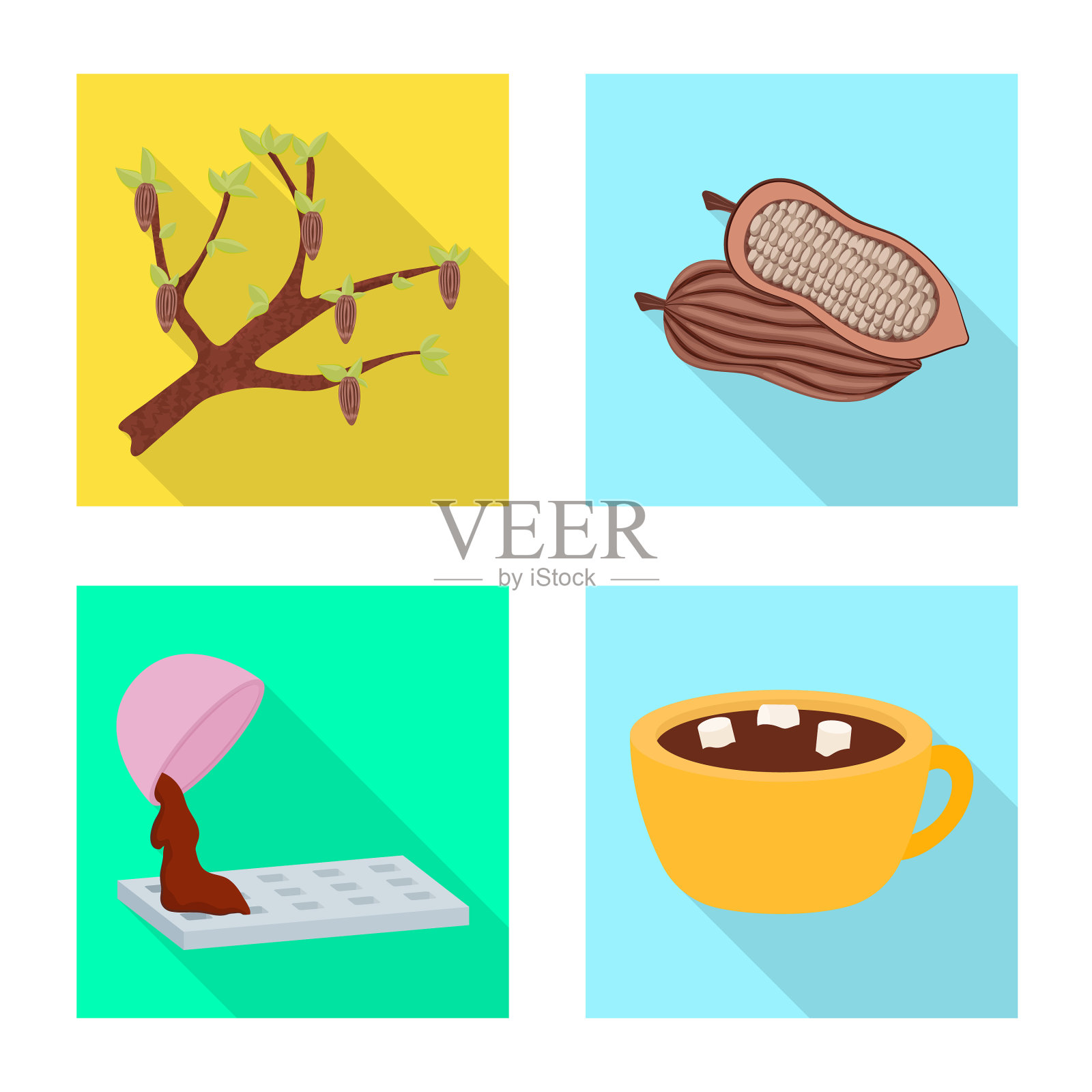 隔离对象处理和产品标识插画图片素材