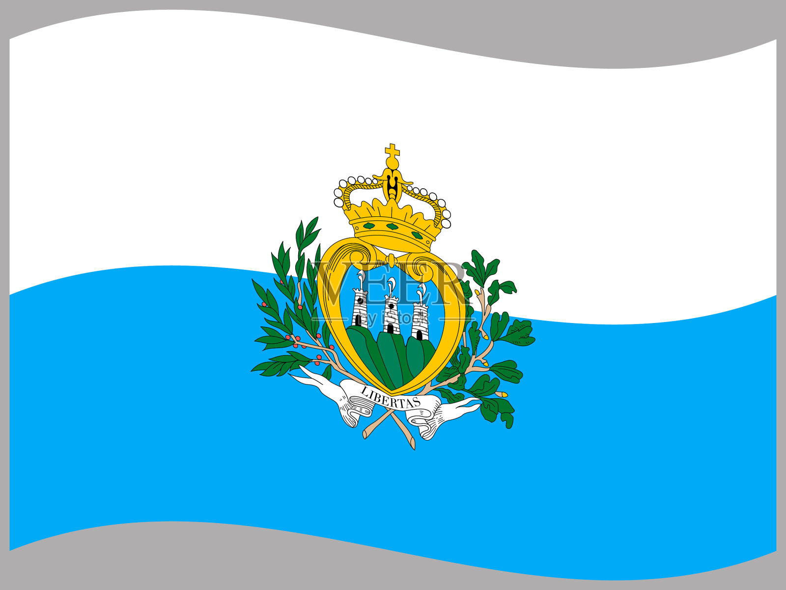 圣马力诺集插画图片素材