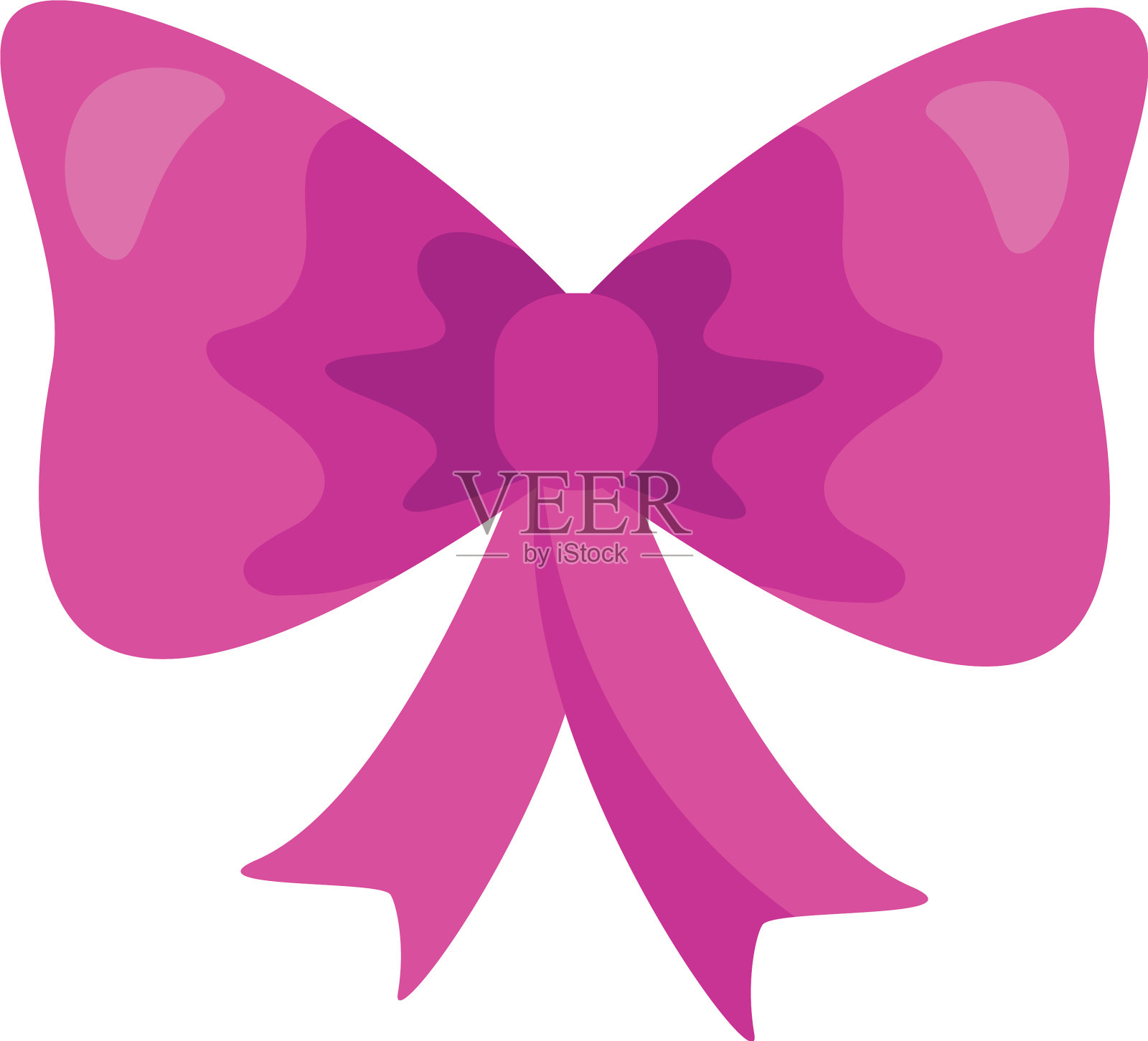缎带蝴蝶结装饰图标设计元素图片