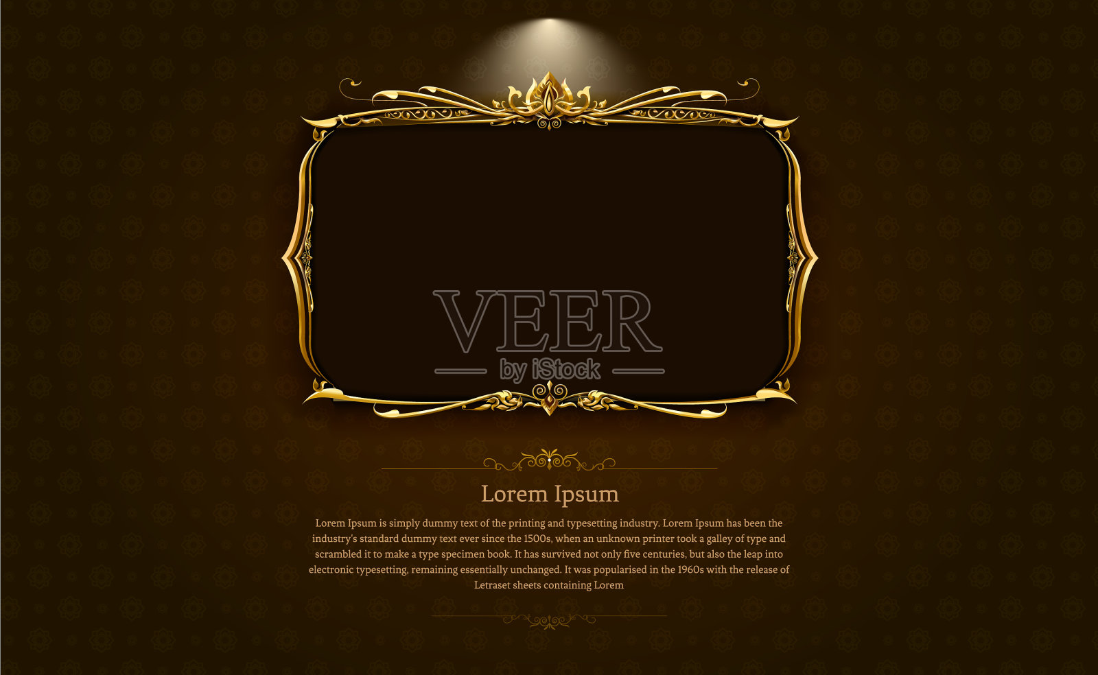 泰国艺术框架边框图案插画图片素材