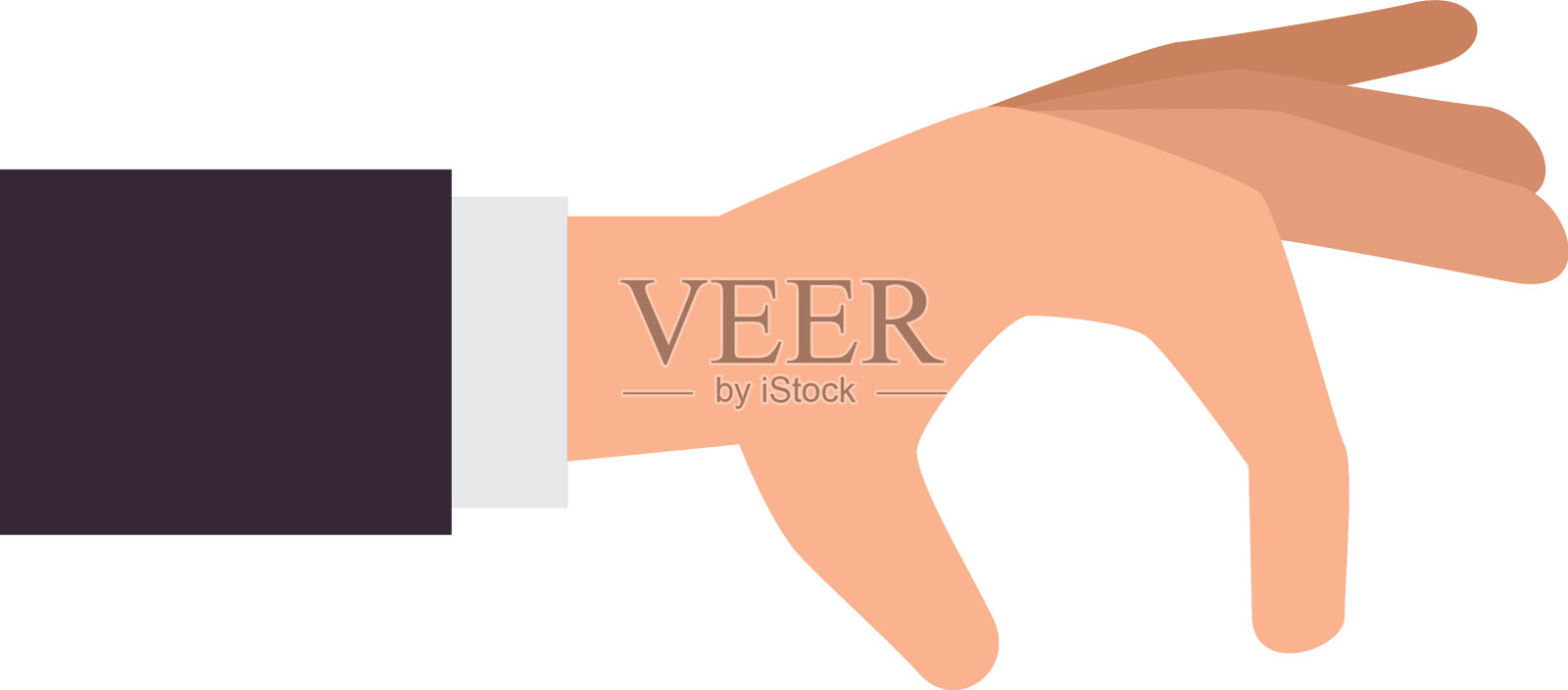 手商务人孤立图标设计元素图片