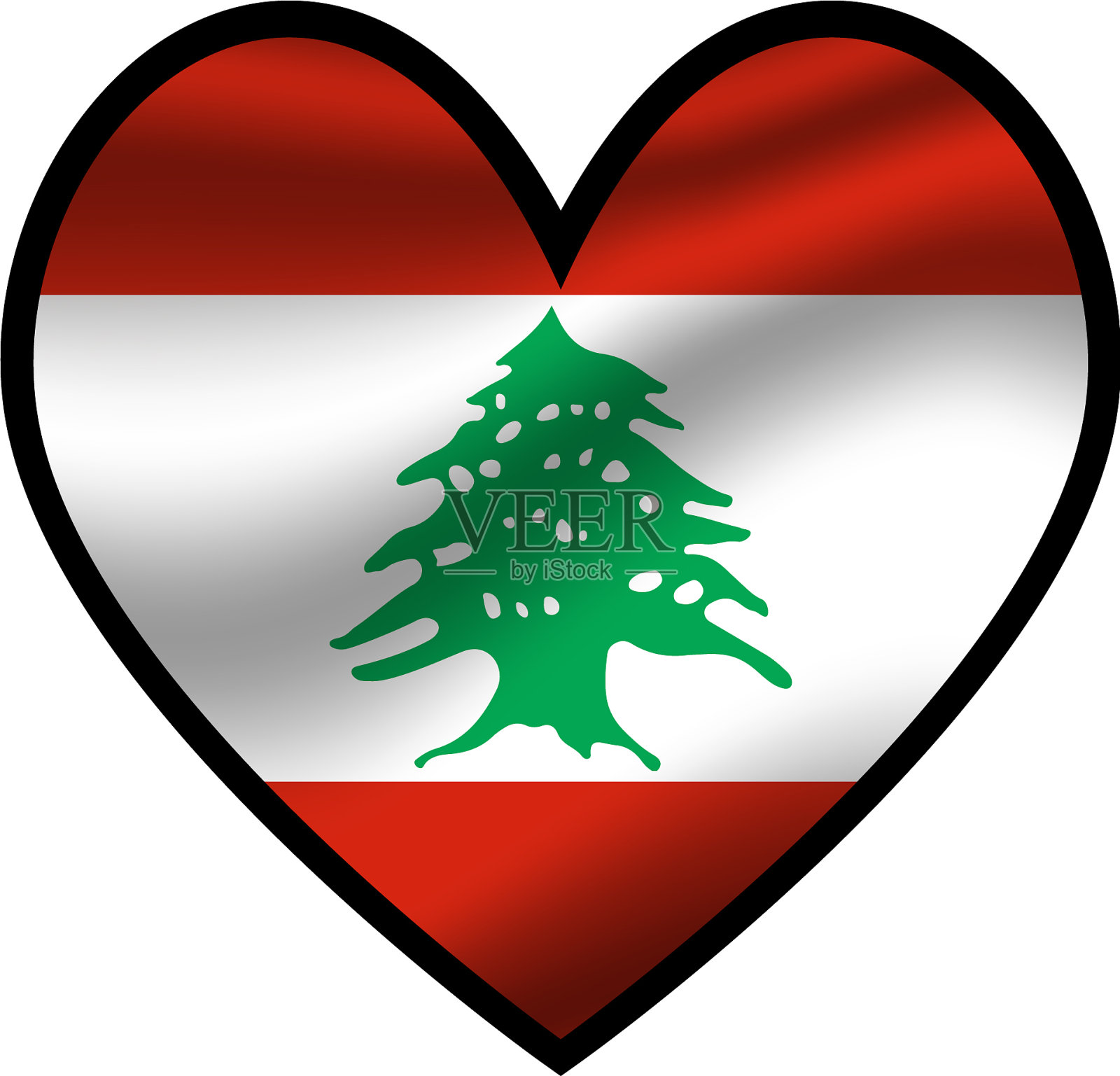 黎巴嫩集插画图片素材