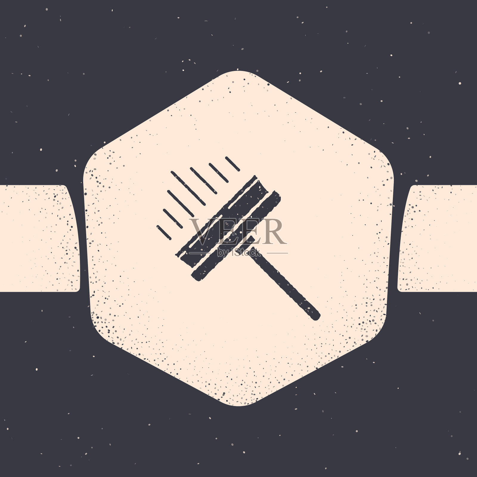 垃圾清洁服务与橡胶清洁剂插画图片素材