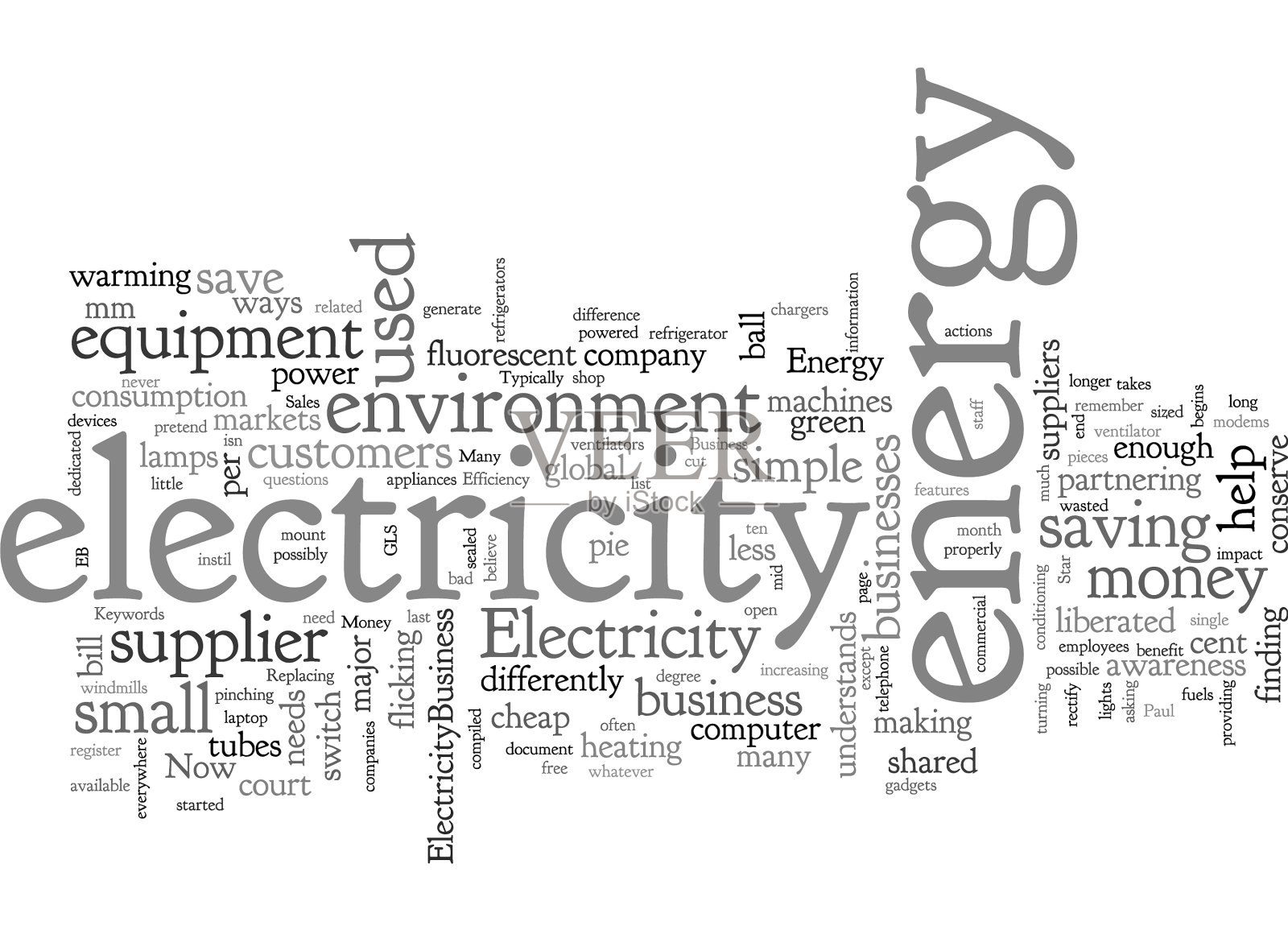 一种新的用电方法可以省钱而且插画图片素材