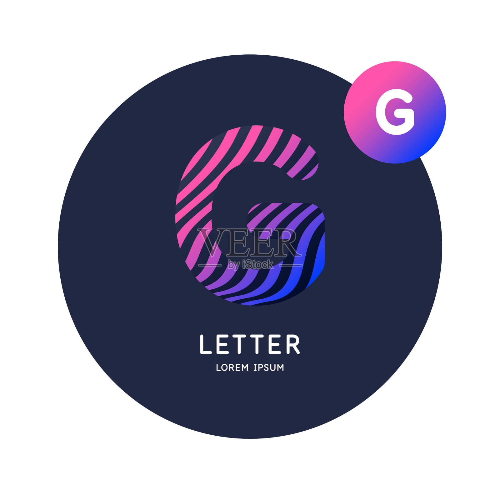 字母g拉丁字母显示设计元素图片