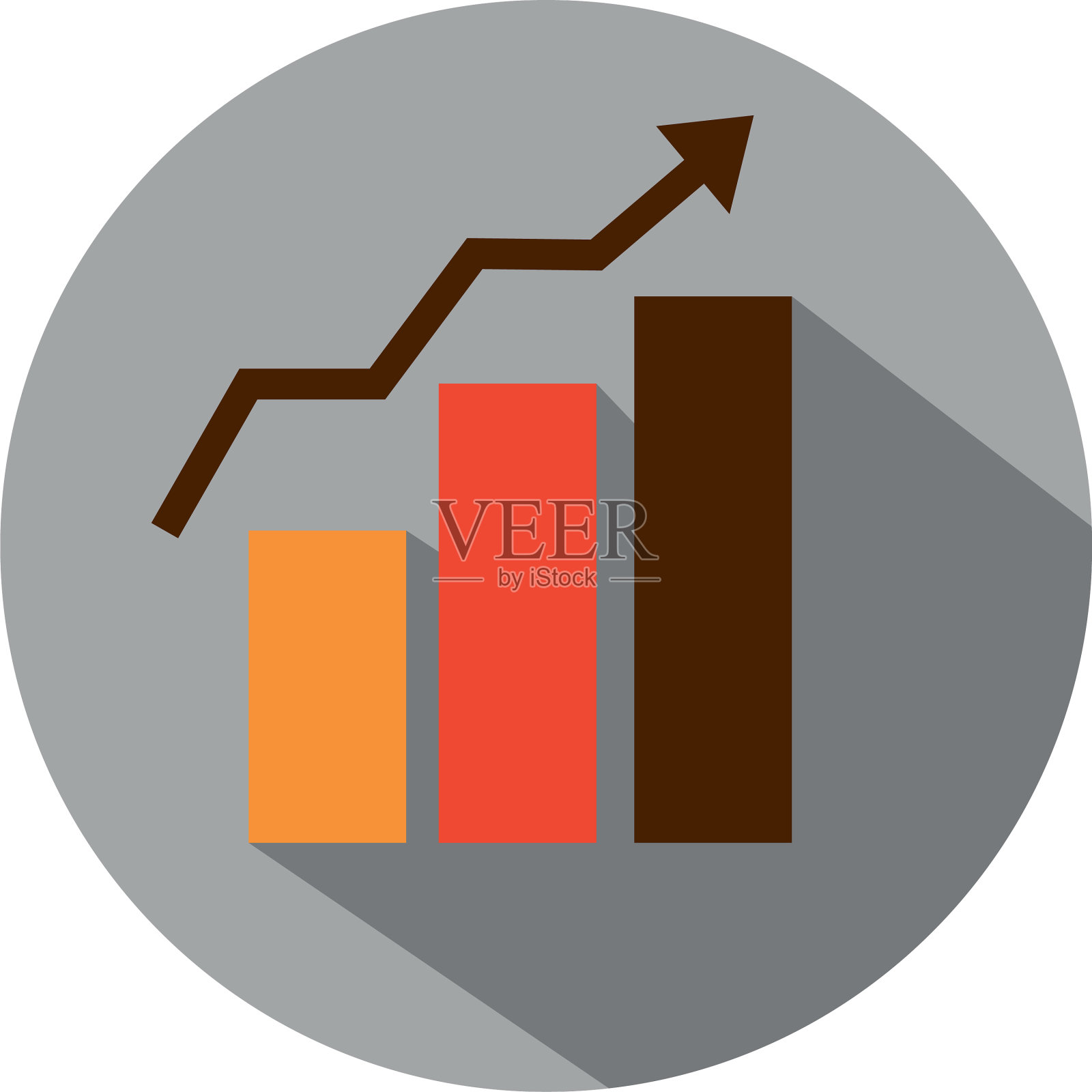 统计增长图商业战略图标设计元素图片