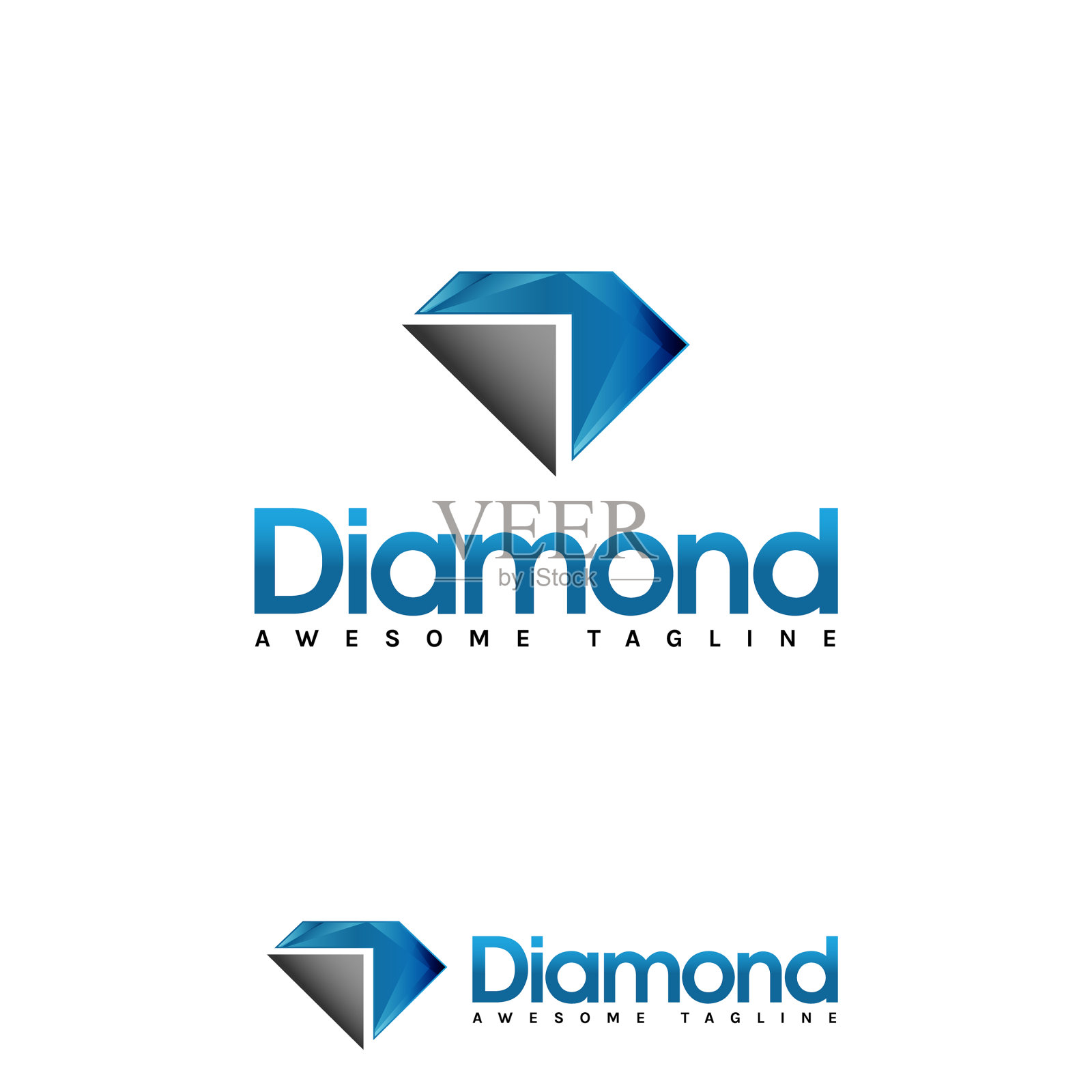 钻石标志模板插画图片素材