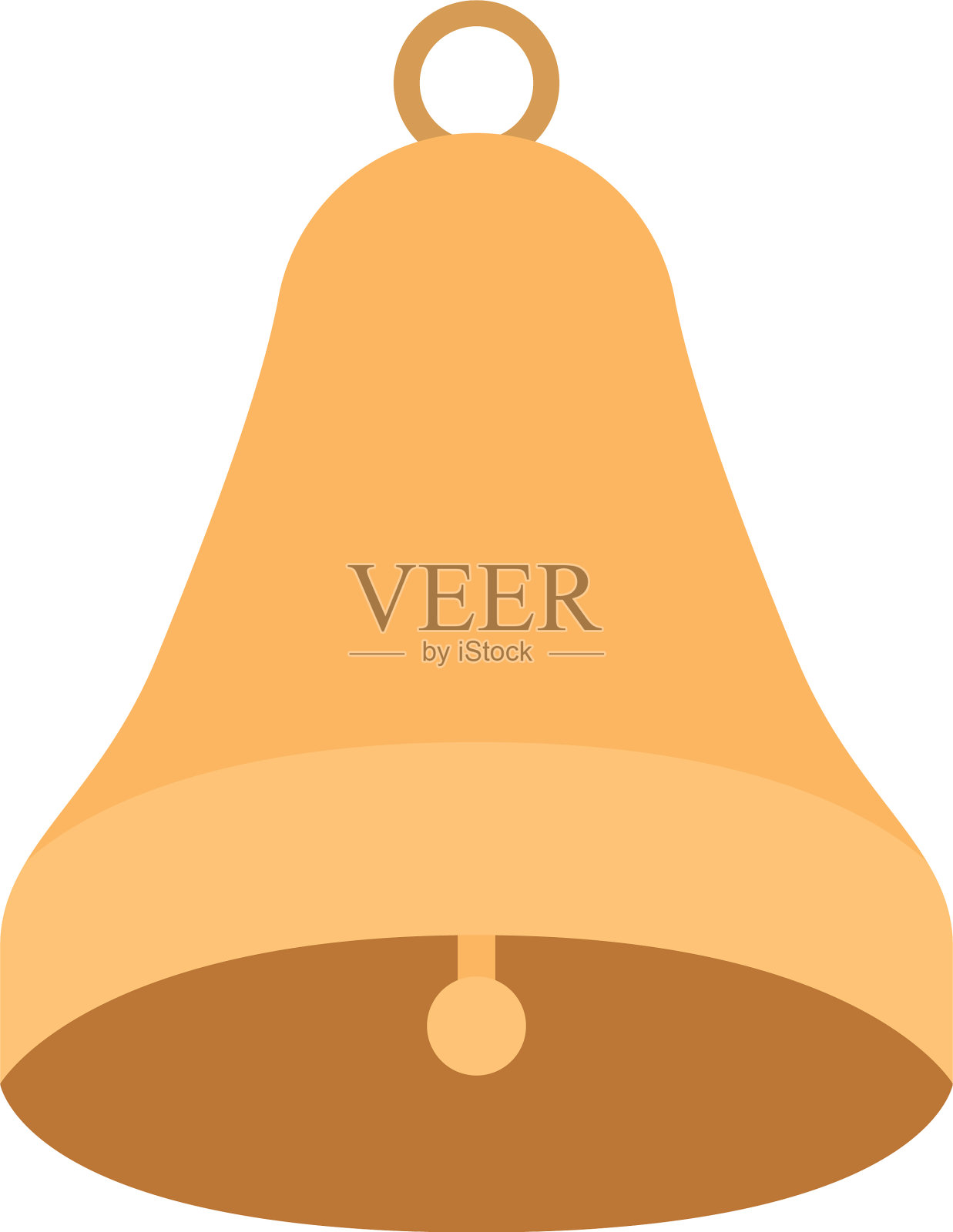 圣诞钟声装饰快乐快乐插画图片素材