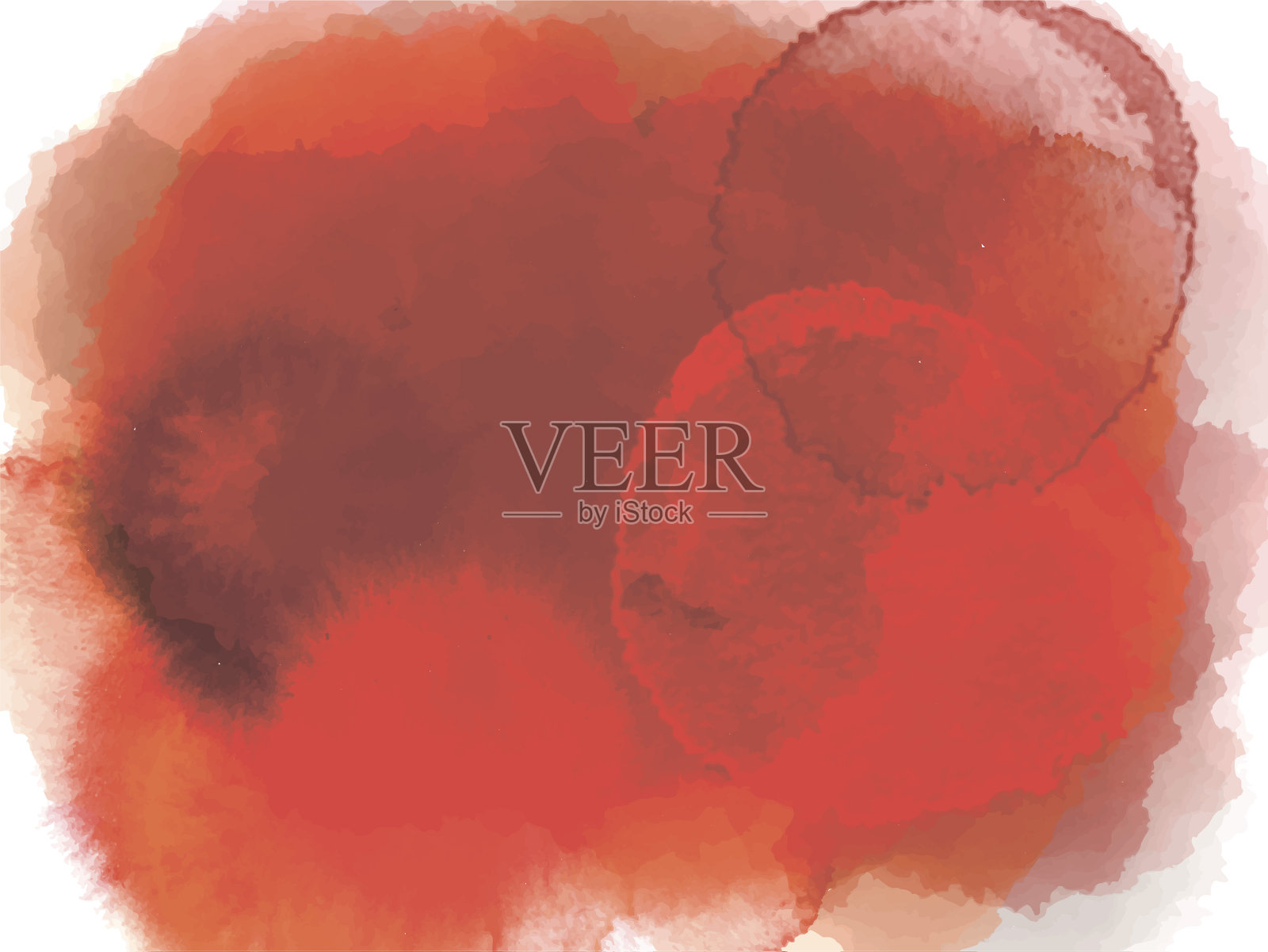 彩色抽象水彩污渍飞溅插画图片素材