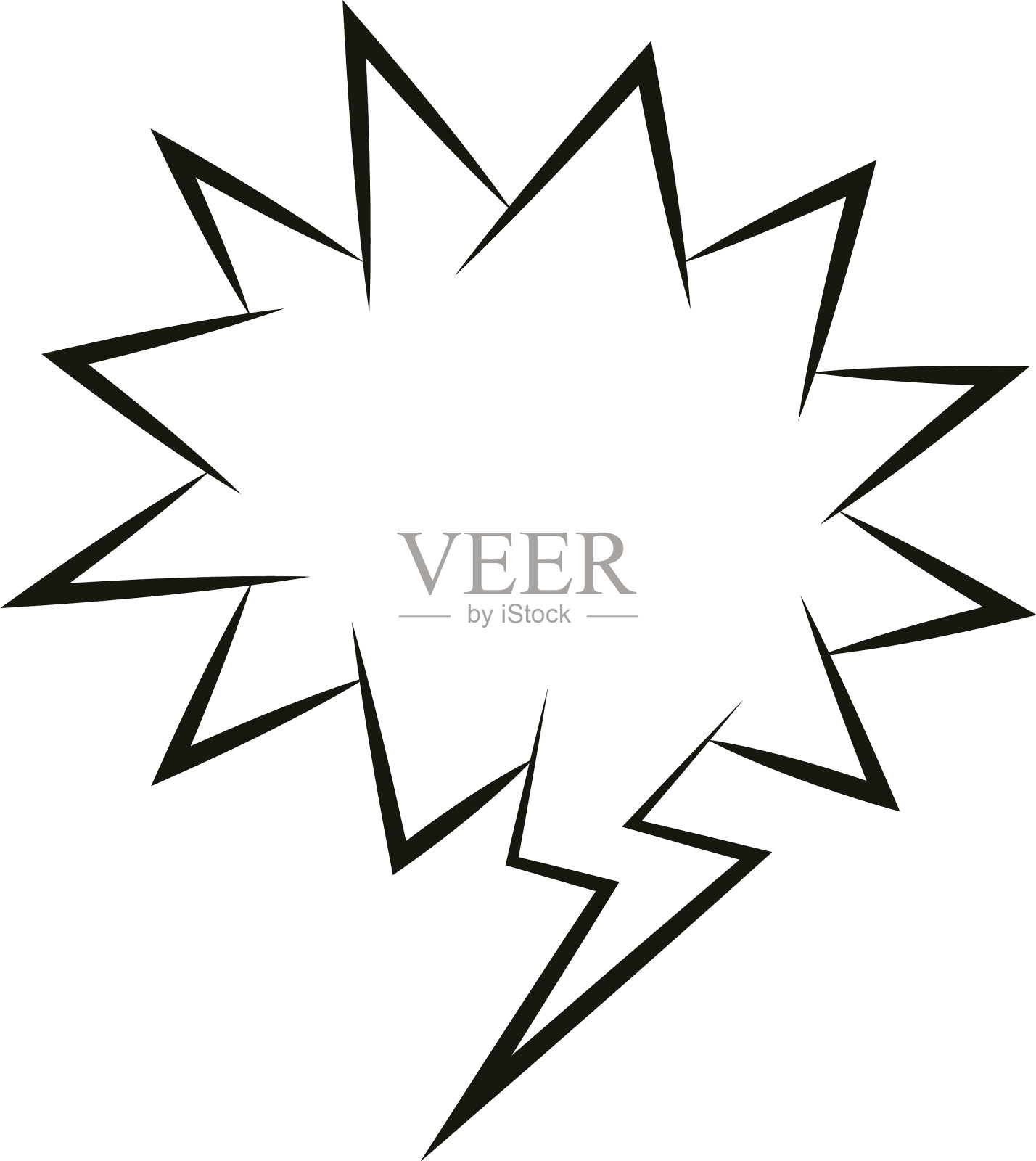 表达言语泡泡波普艺术风格设计元素图片