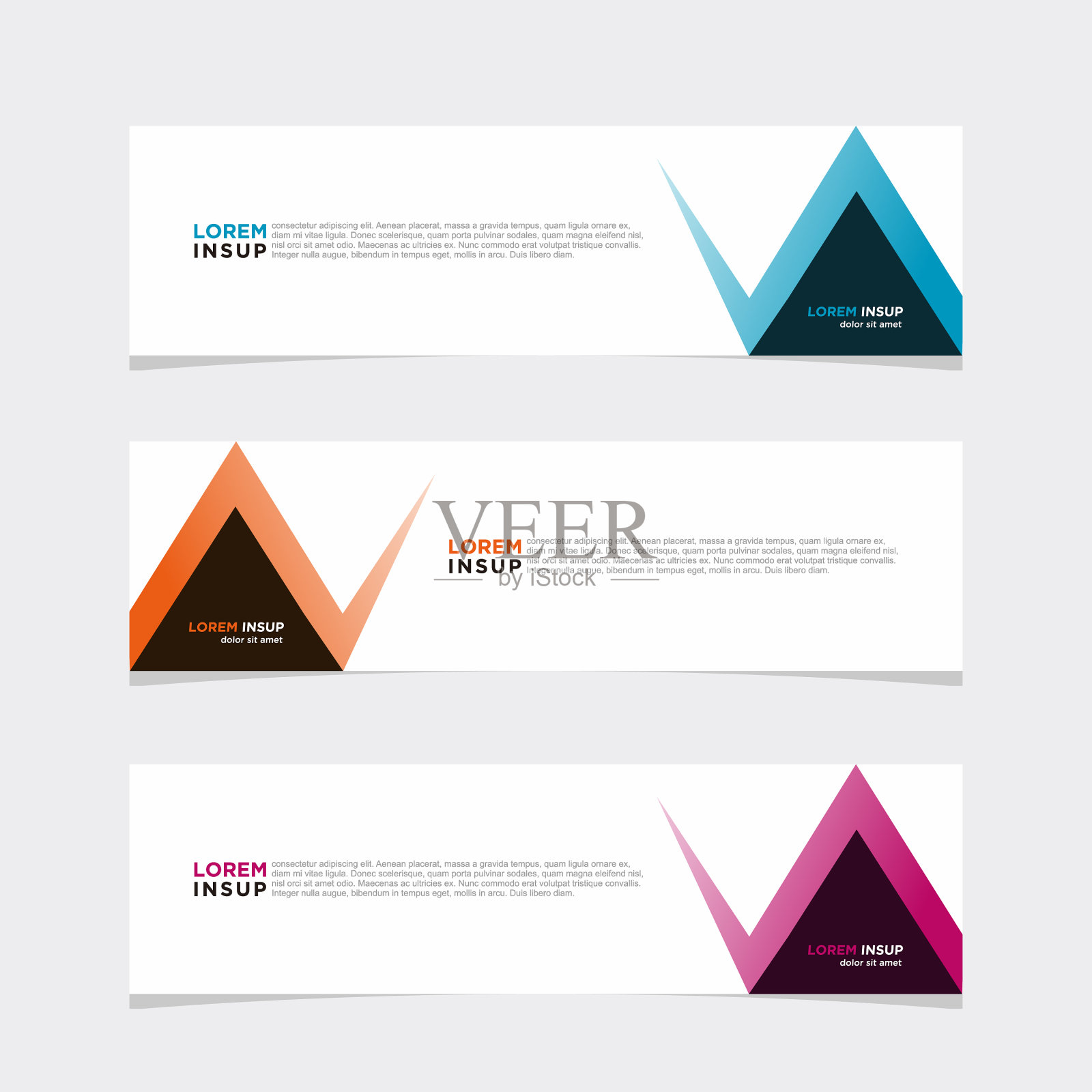 现代横幅网页背景抽象设计插画图片素材