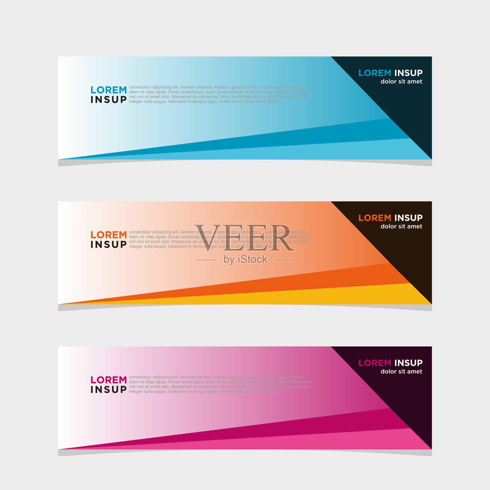 现代横幅网页背景抽象设计插画图片素材