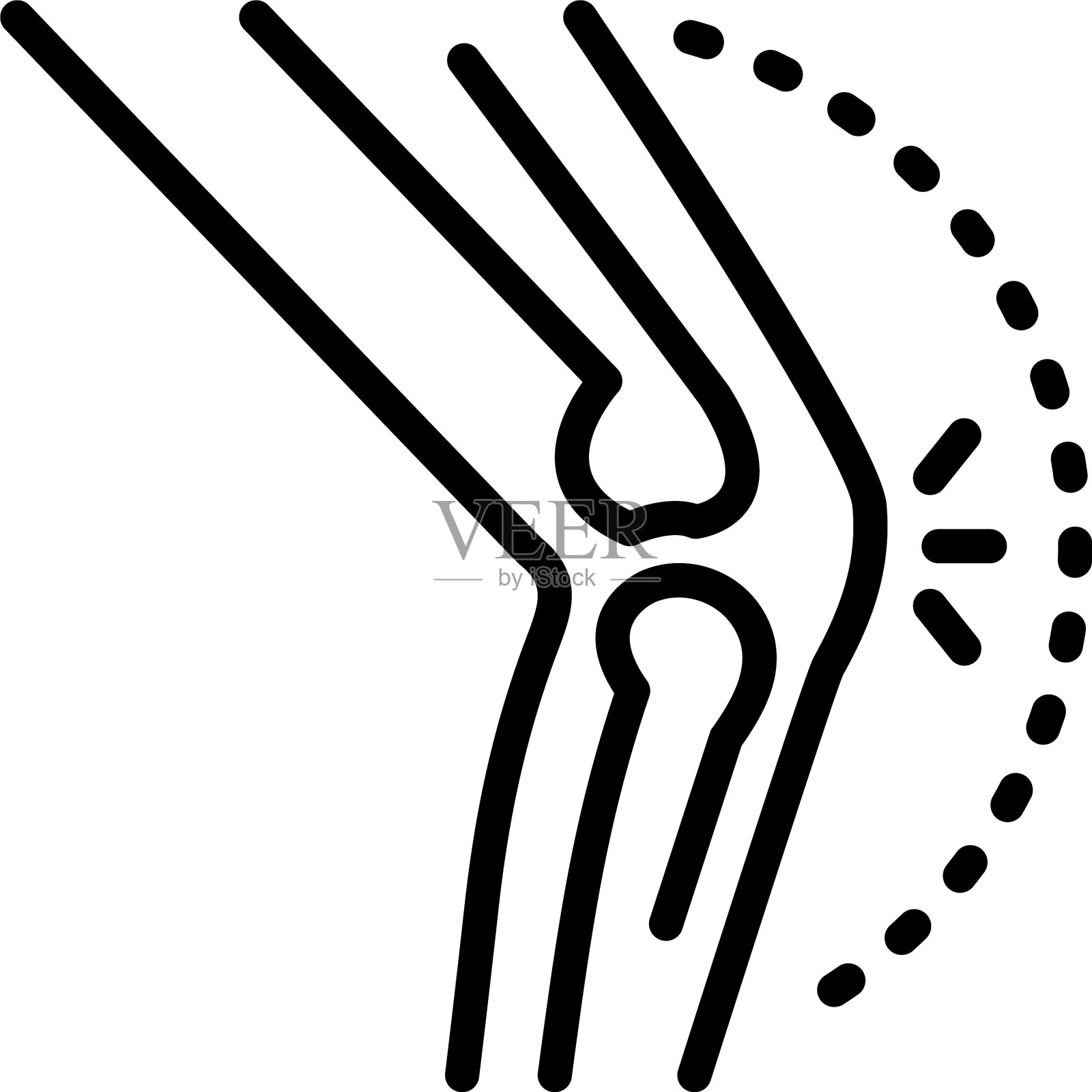 关节炎插画图片素材