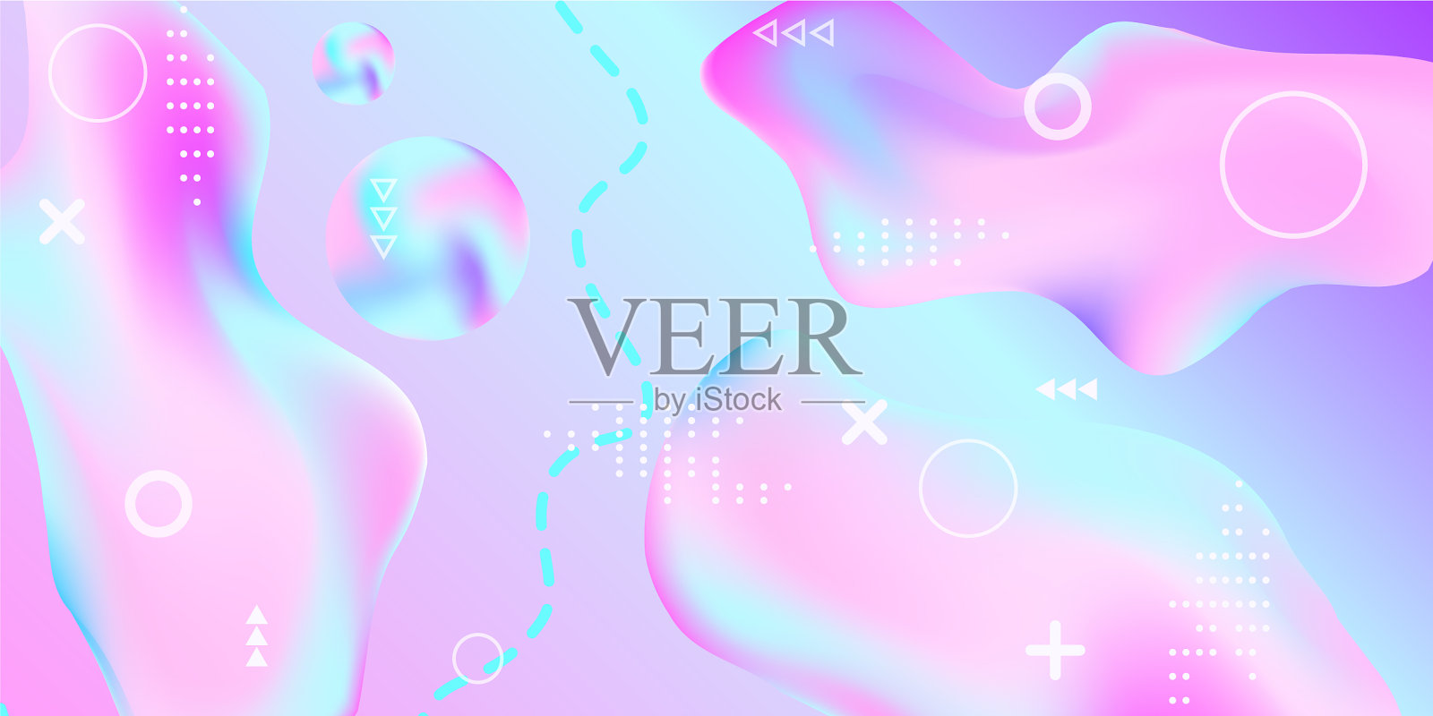 温柔宁静的背景插画图片素材