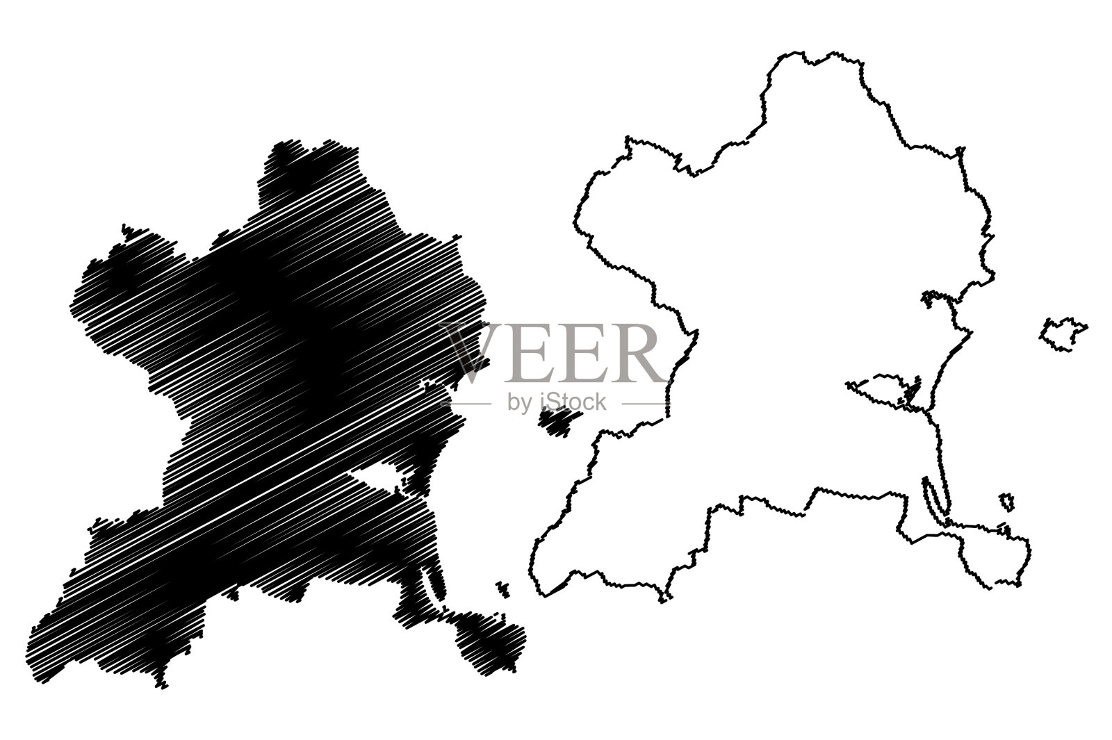 芬格尔县议会爱尔兰共和国插画图片素材