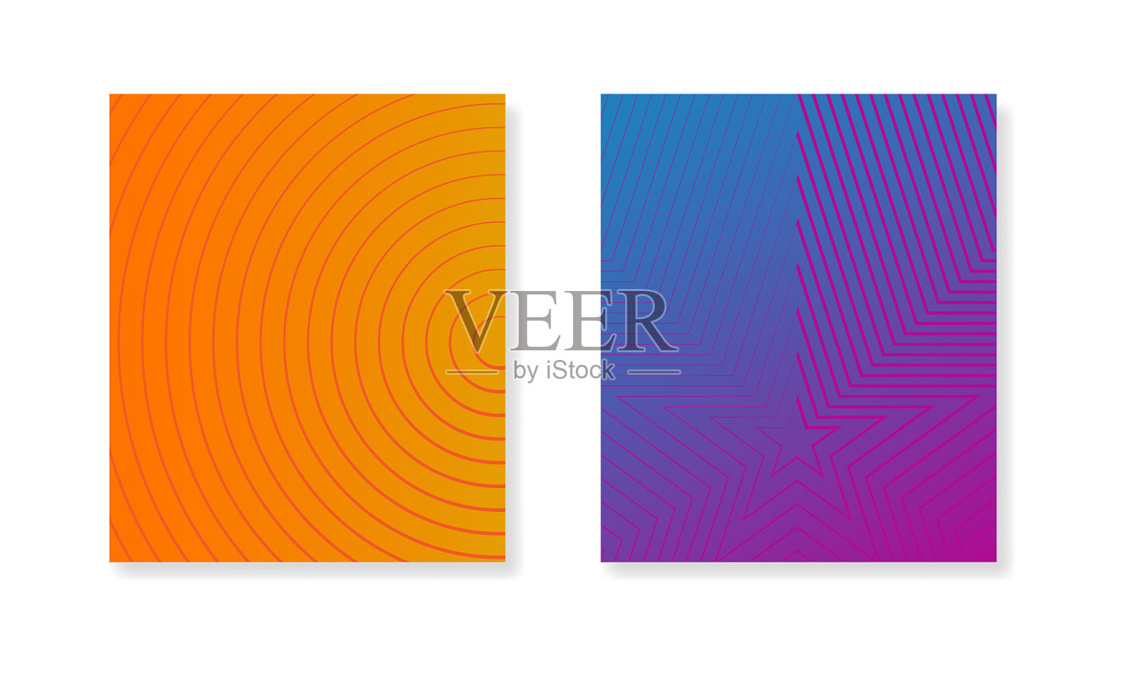 最小覆盖彩色半色调无缝插画图片素材