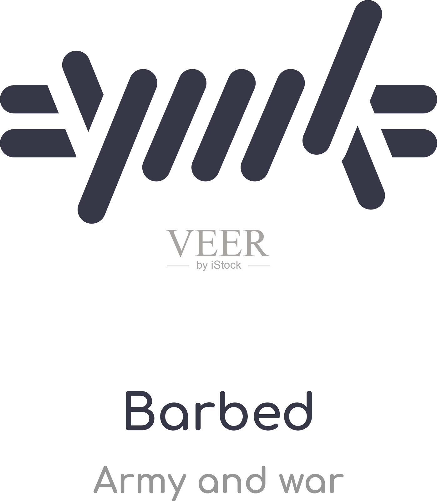 带刺的图标将带刺的图标从军队和插画图片素材