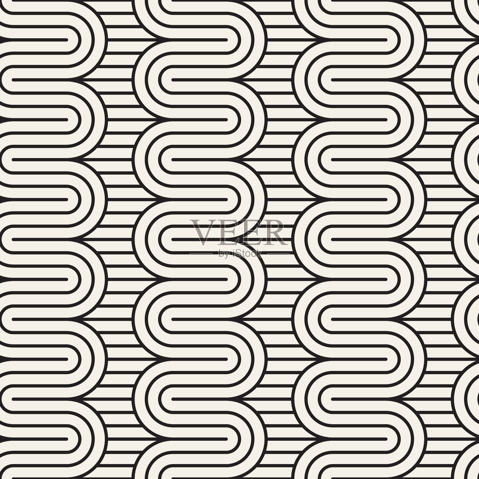 无缝图案现代时尚抽象纹理插画图片素材